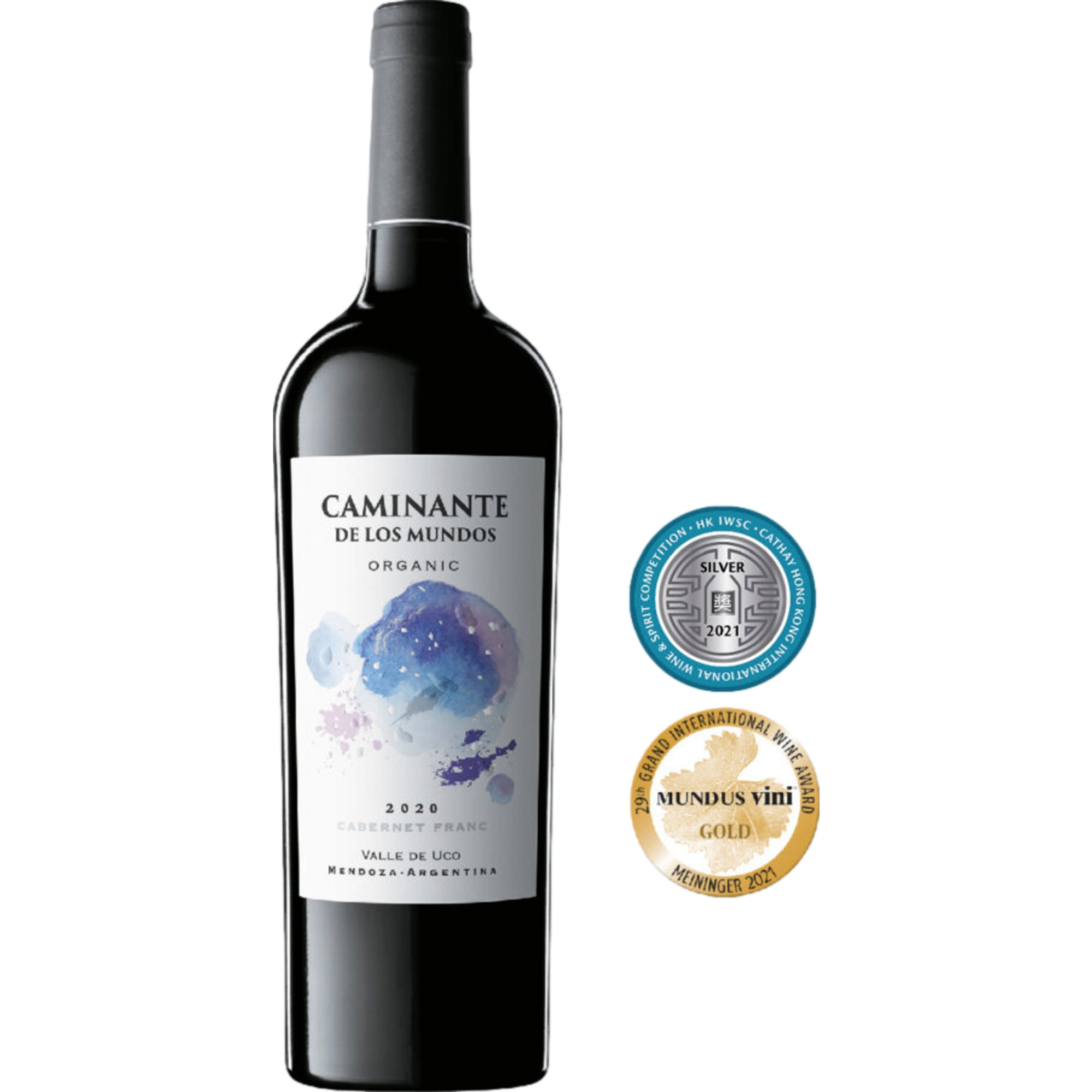 Caminante de los Mundos Cabernet Franc, Valle de Uco, Mendoza, 2021, Rotwein