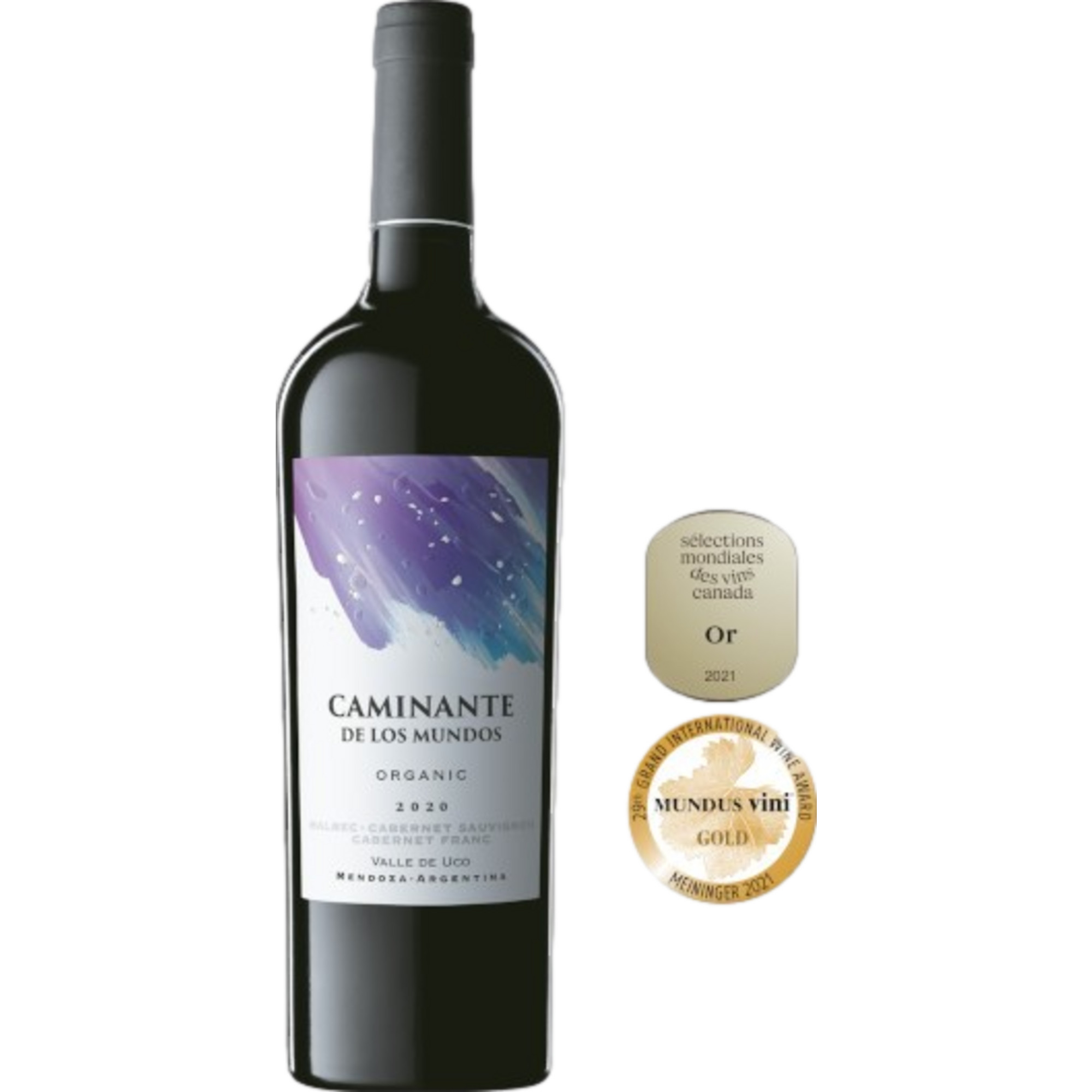 Caminante de los Mundos, Valle de Uco, Mendoza, 2021, Rotwein