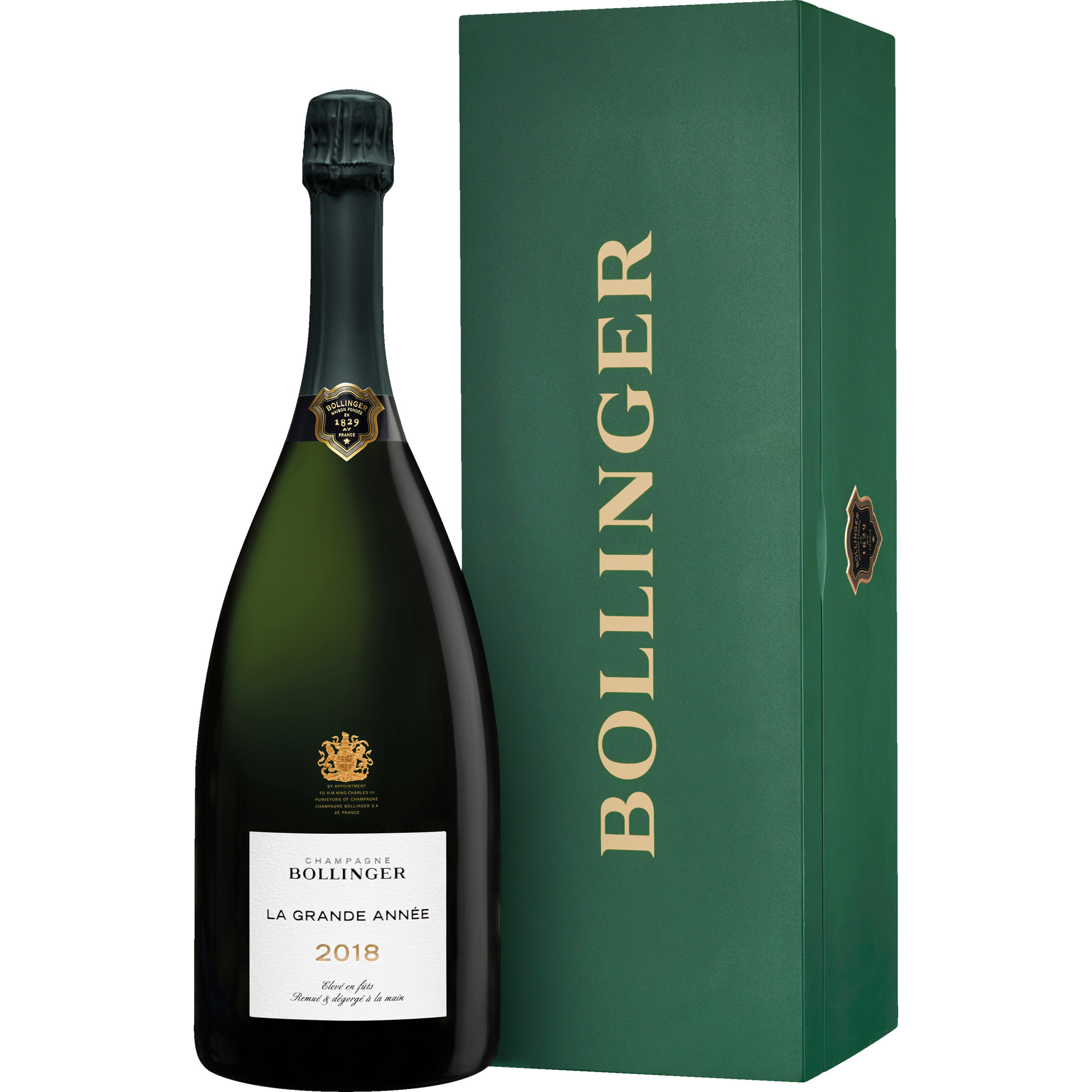 Bollinger La Grande Année, Brut, Champagne AOP, Magnum, Holzkiste, Champagne, 2018, Schaumwein