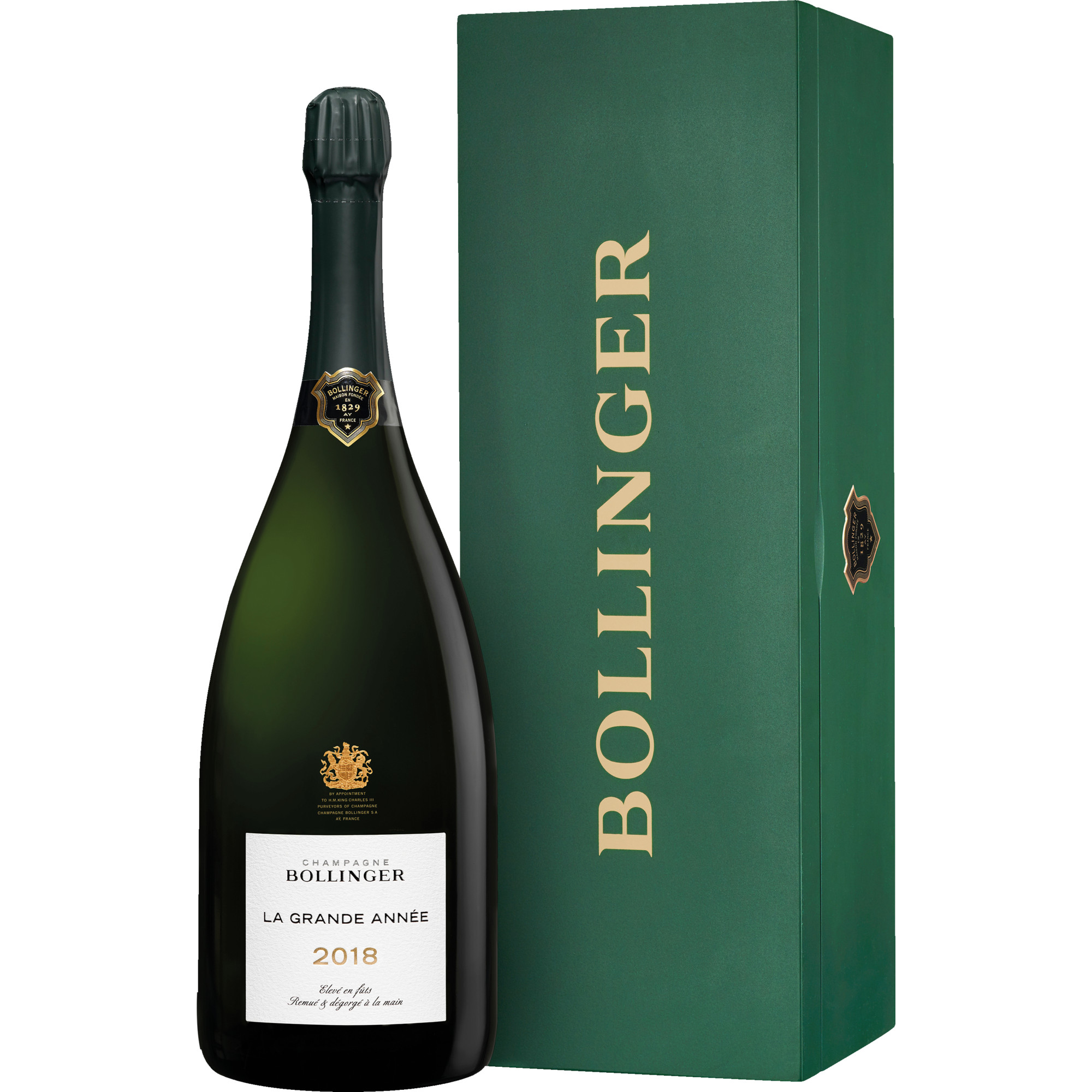 Bollinger La Grande Année, Brut, Champagne AOP, 3 L, Holzkiste, Champagne, 2018, Schaumwein