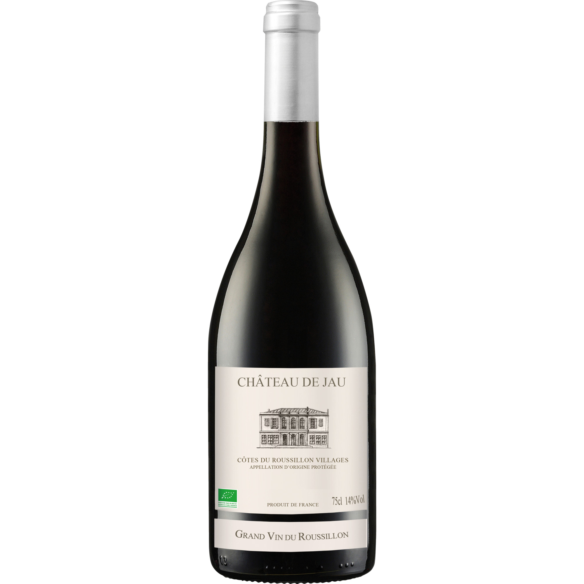 Château de Jau Bio, Côtes du Roussillon Villages AOP, Languedoc-Roussillon, 2023, Rotwein