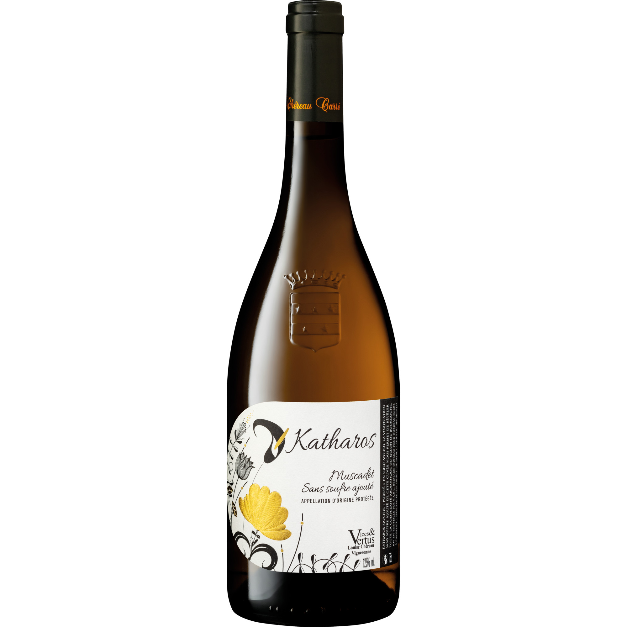 Chéreau Carré Katharos, Muscadet AOP, Loire, 2022, Weißwein