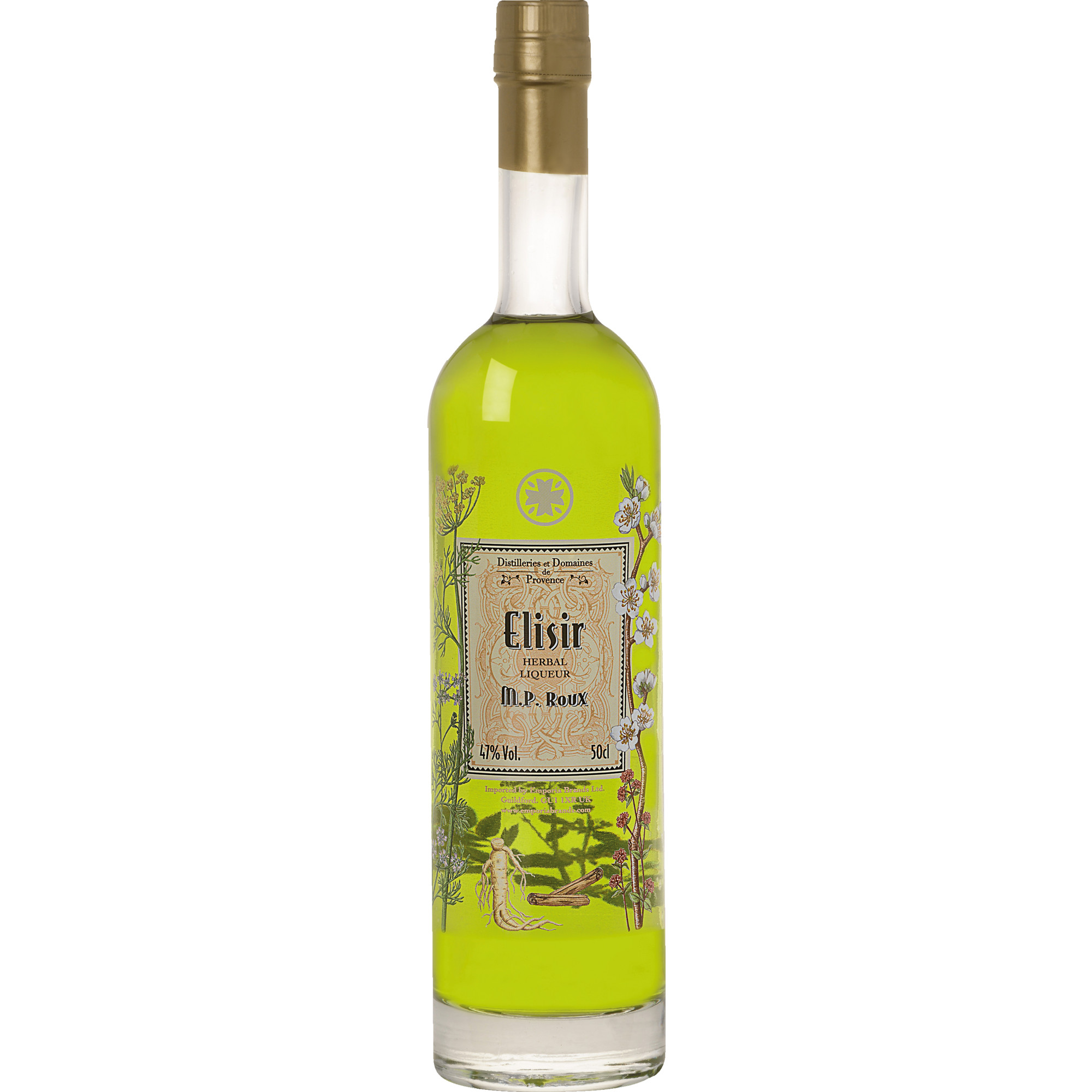 Elisir M.P. Roux, 0,5 L, 47 % Vol., Provence, Spirituosen