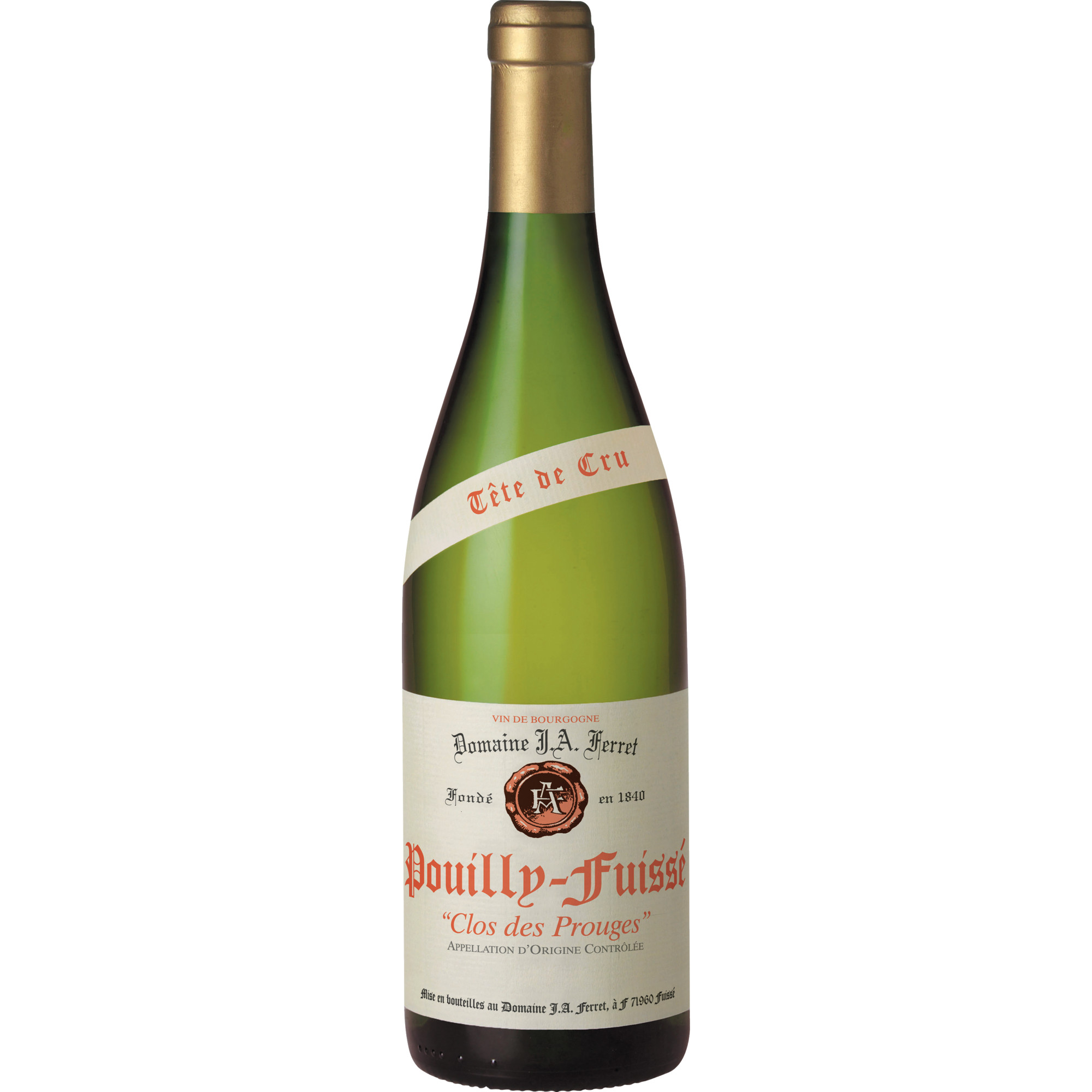 Domaine Ferret Clos des Prouges Bio, Pouilly-Fuissé AOP, Burgund, 2023, Weißwein