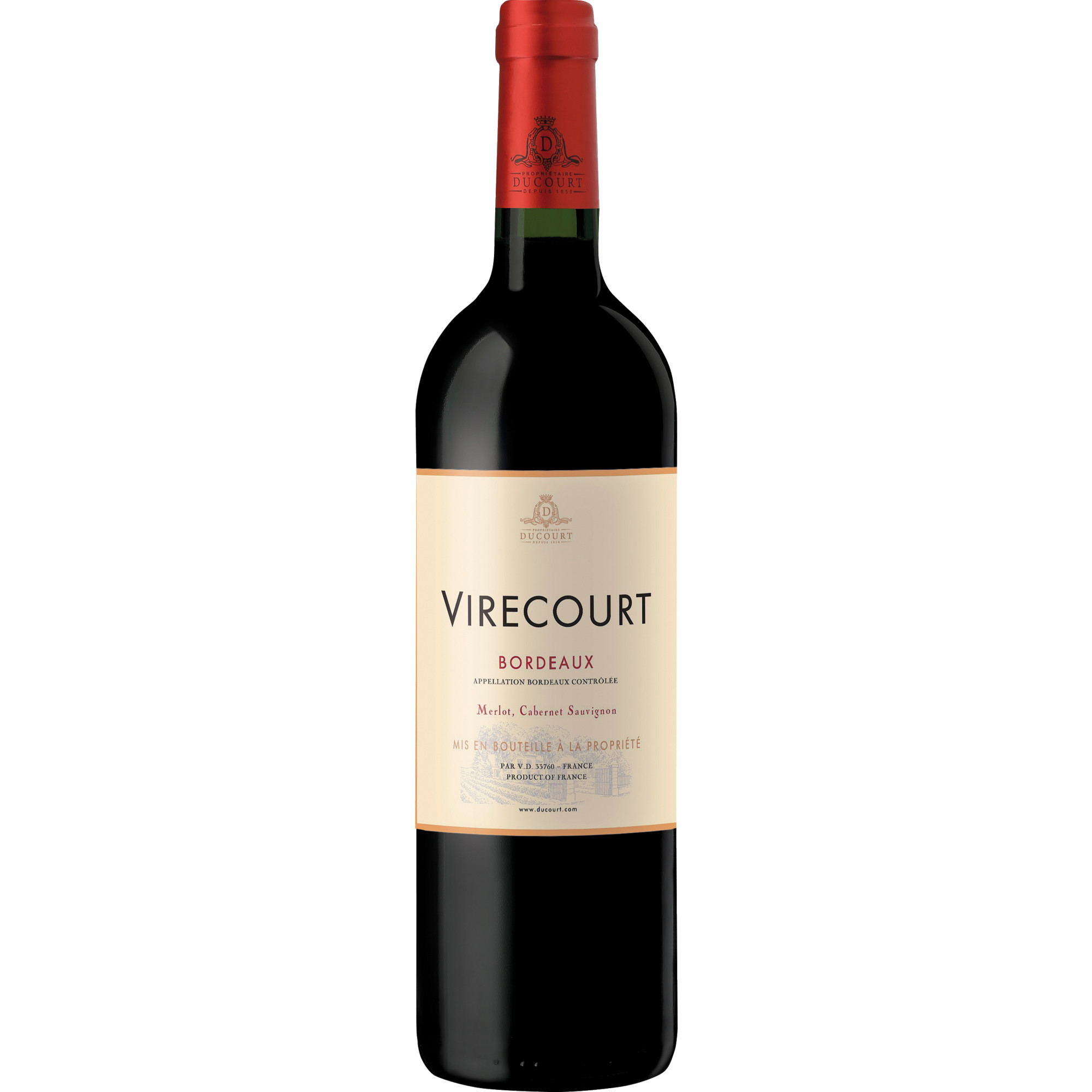 Ducourt Virecourt Rouge, Bordeaux AOP, Bordeaux, 2022, Rotwein