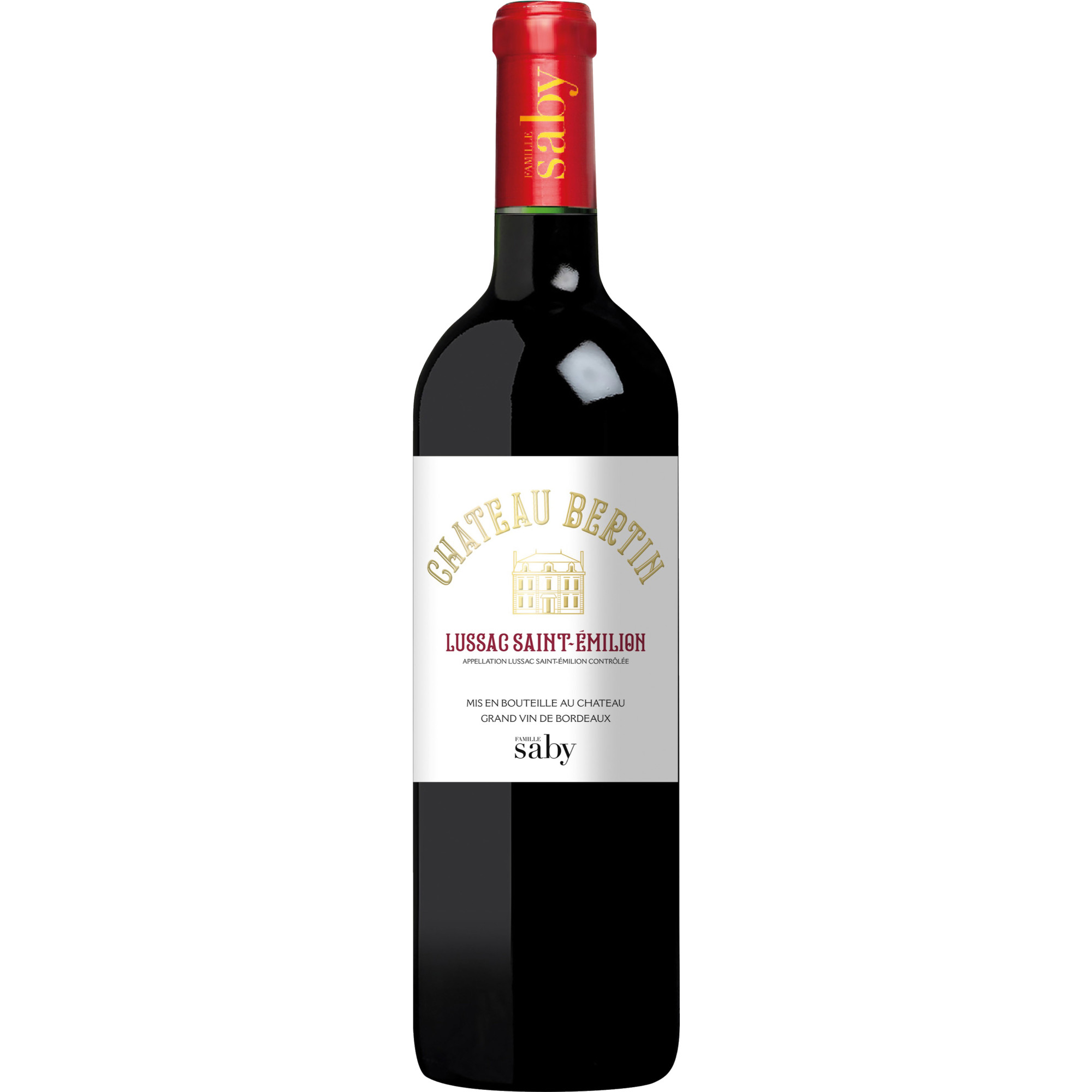Chateau Bertin Saby Lussac Saint Émilion, Lussac-Saint-Emilion AOP, Bordeaux, 2023, Rotwein