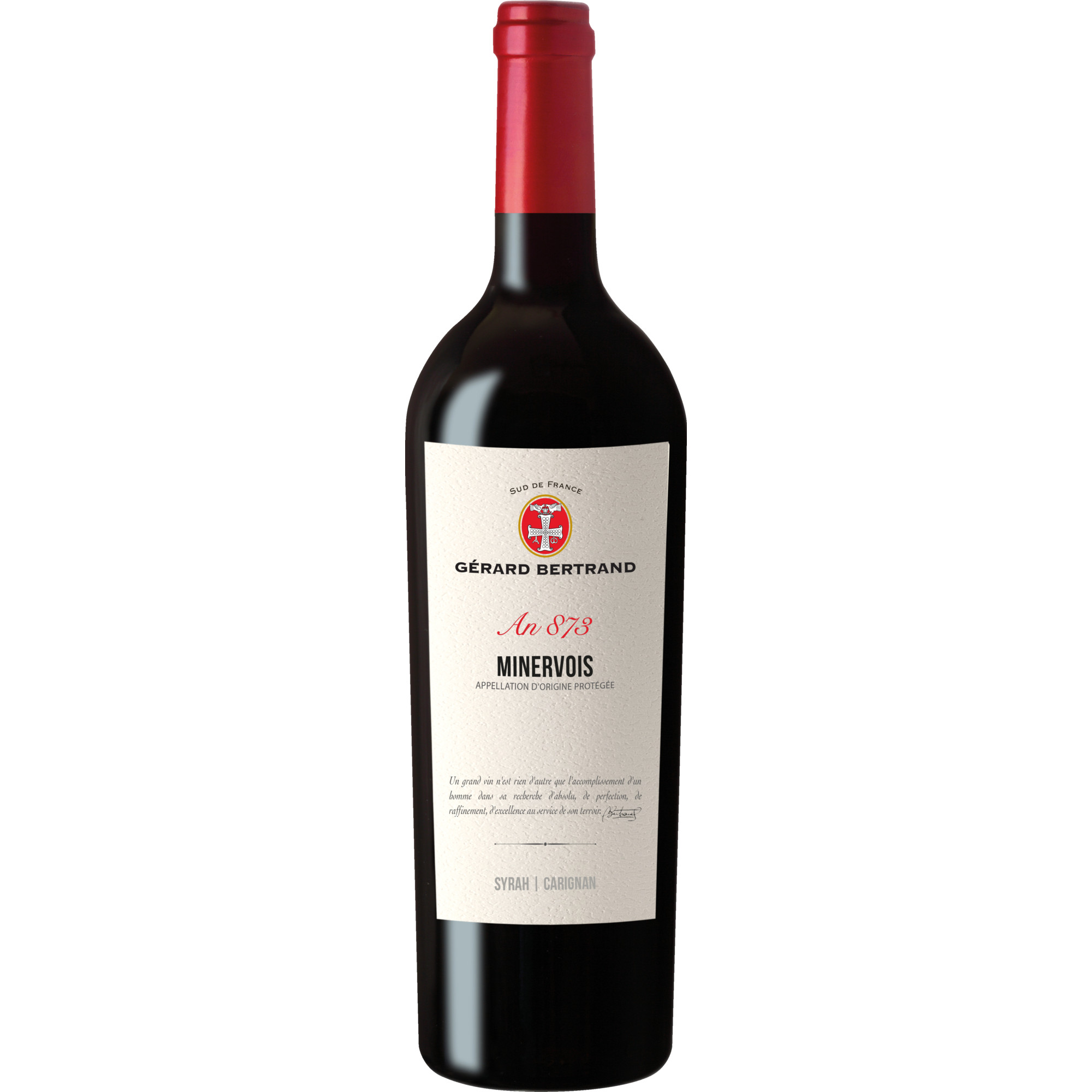Gérard Bertrand Heritage 873, Minervois AOP, Languedoc-Roussillon, 2022, Rotwein