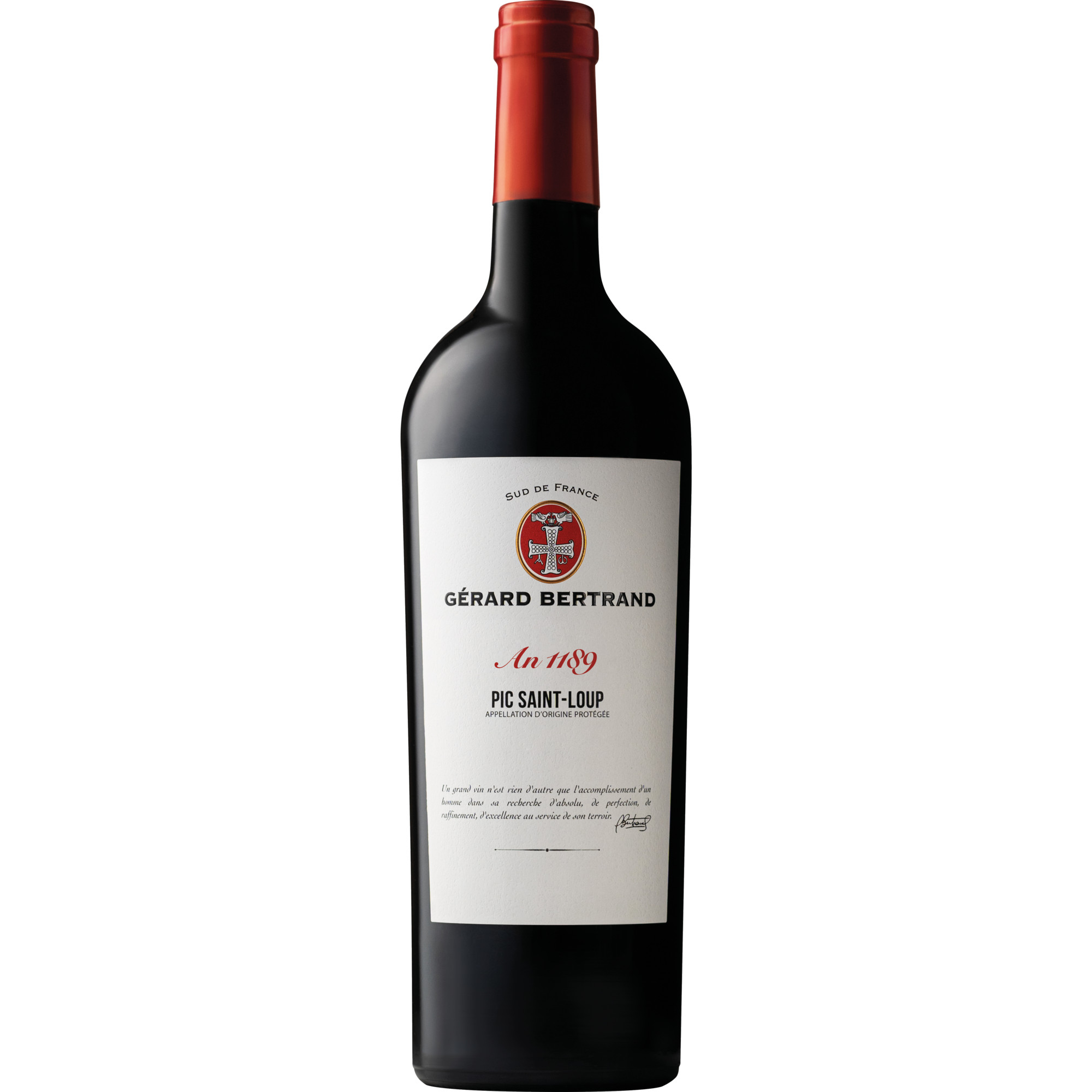 Gérard Bertrand Heritage 1189, Pic Saint Loup AOP, Languedoc-Roussillon, 2024, Rotwein