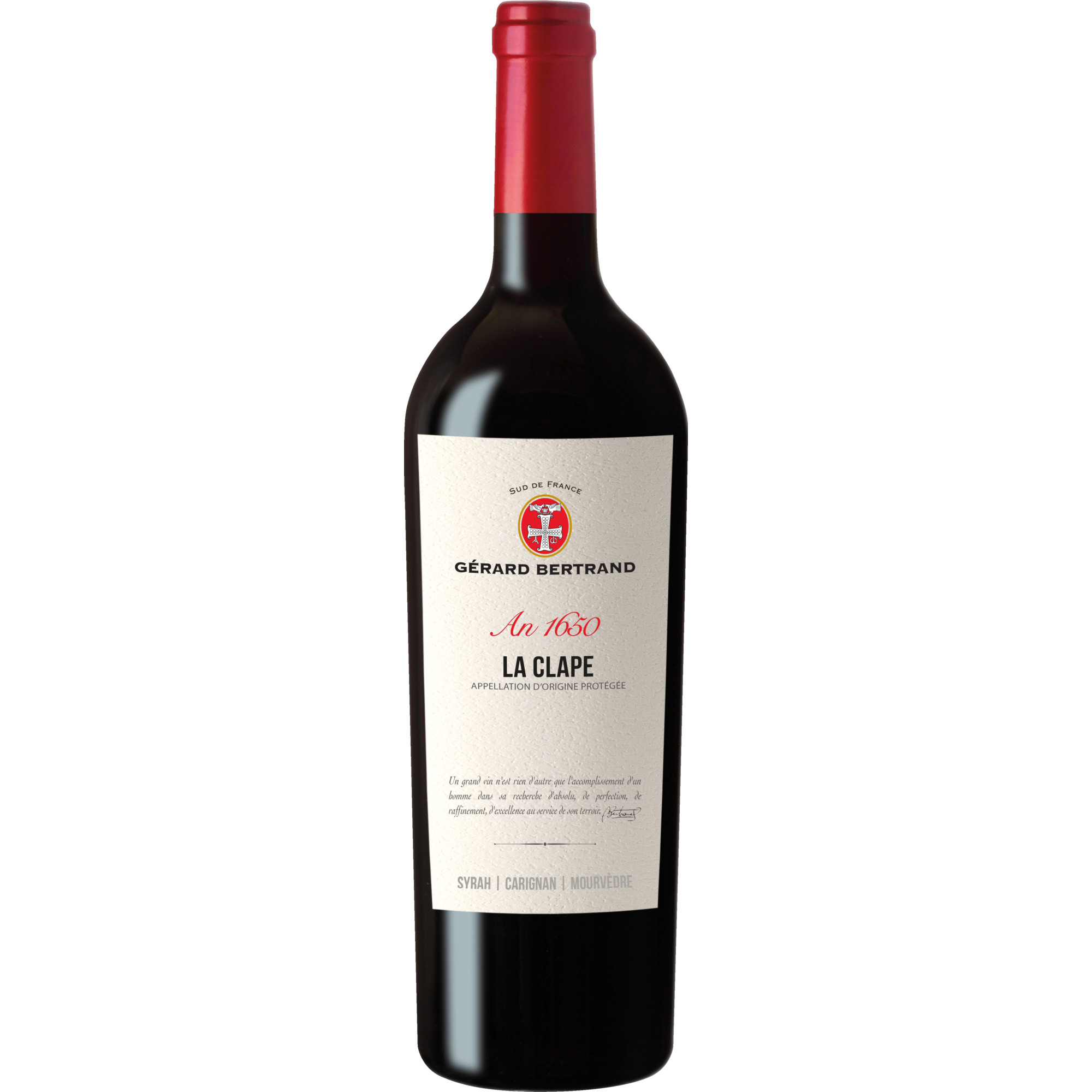Gérard Bertrand Heritage 1650, Languedoc La Clape AOP, Languedoc-Roussillon, 2023, Rotwein