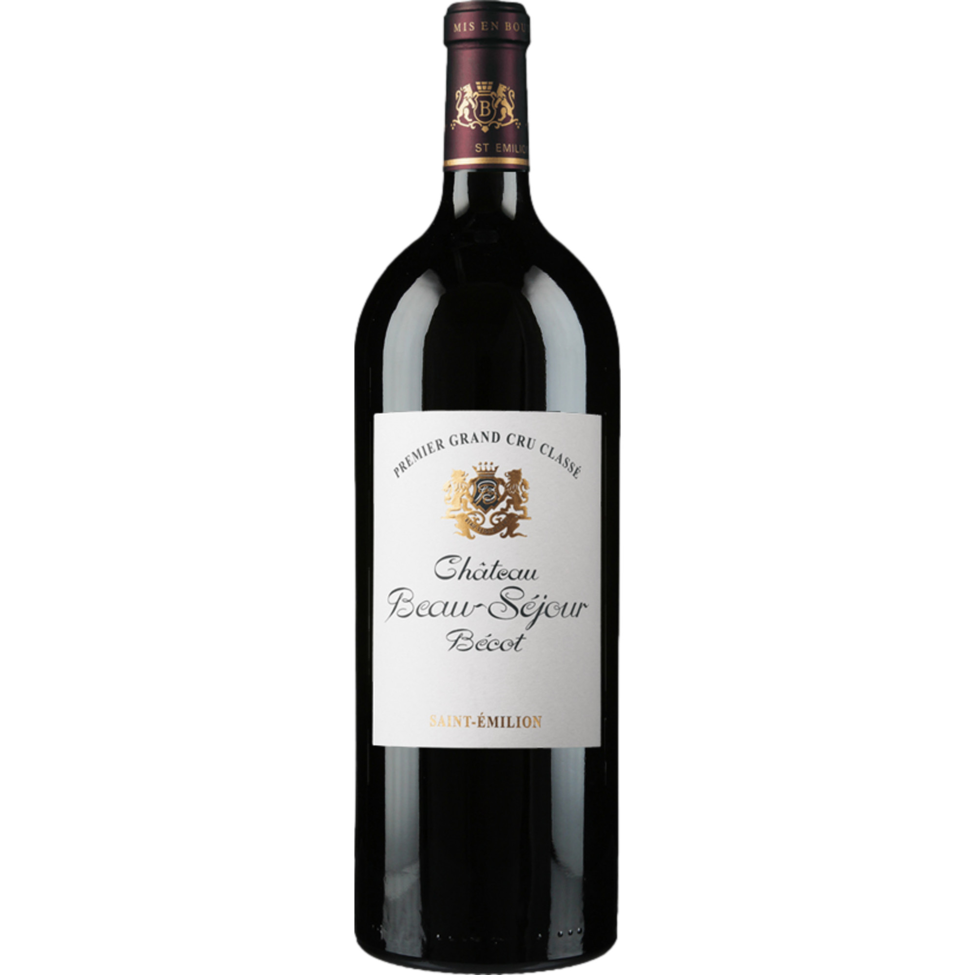Château Beau-Séjour Bécot, Saint-Emilion AOP, 1er Grand Cru Classé, Magnum, Bordeaux, 2020, Rotwein