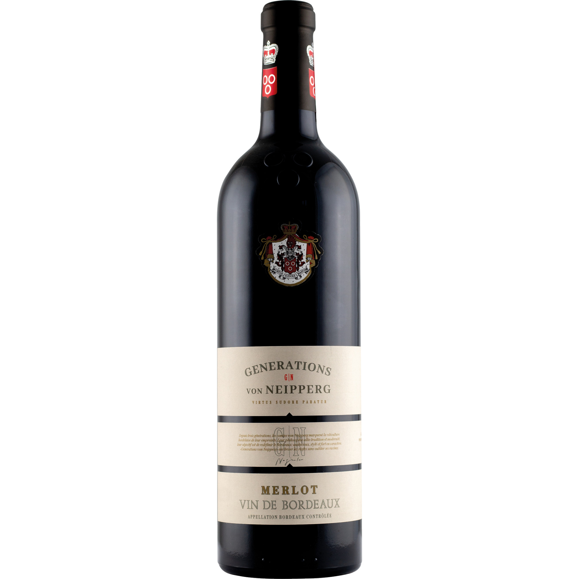 Generations von Neipperg Merlot, Vin de Bordeaux, Bordeaux, 2024, Rotwein