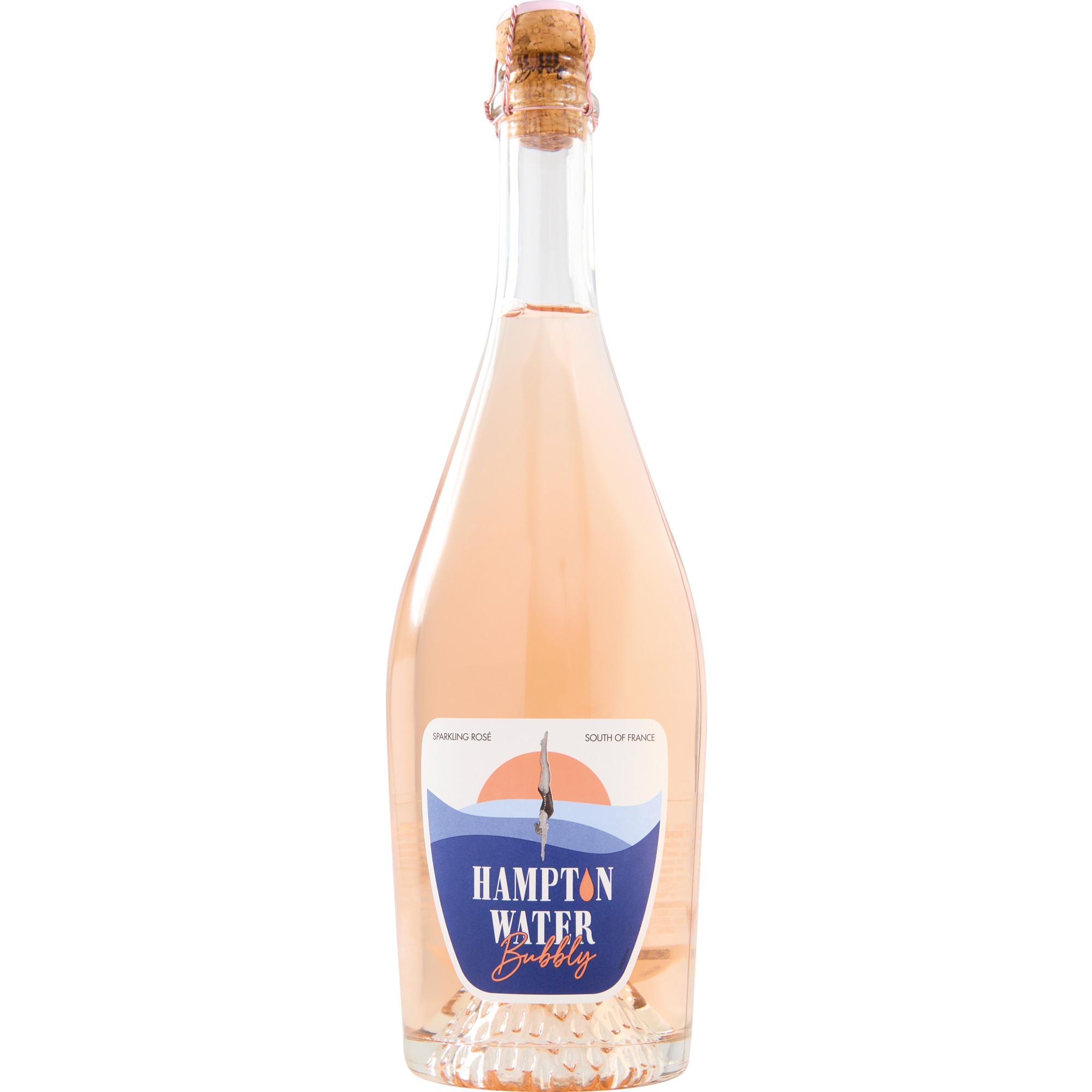 Hampton Water Bubbly Rosé, Brut, Vin de France, Südwestfrankreich, Schaumwein