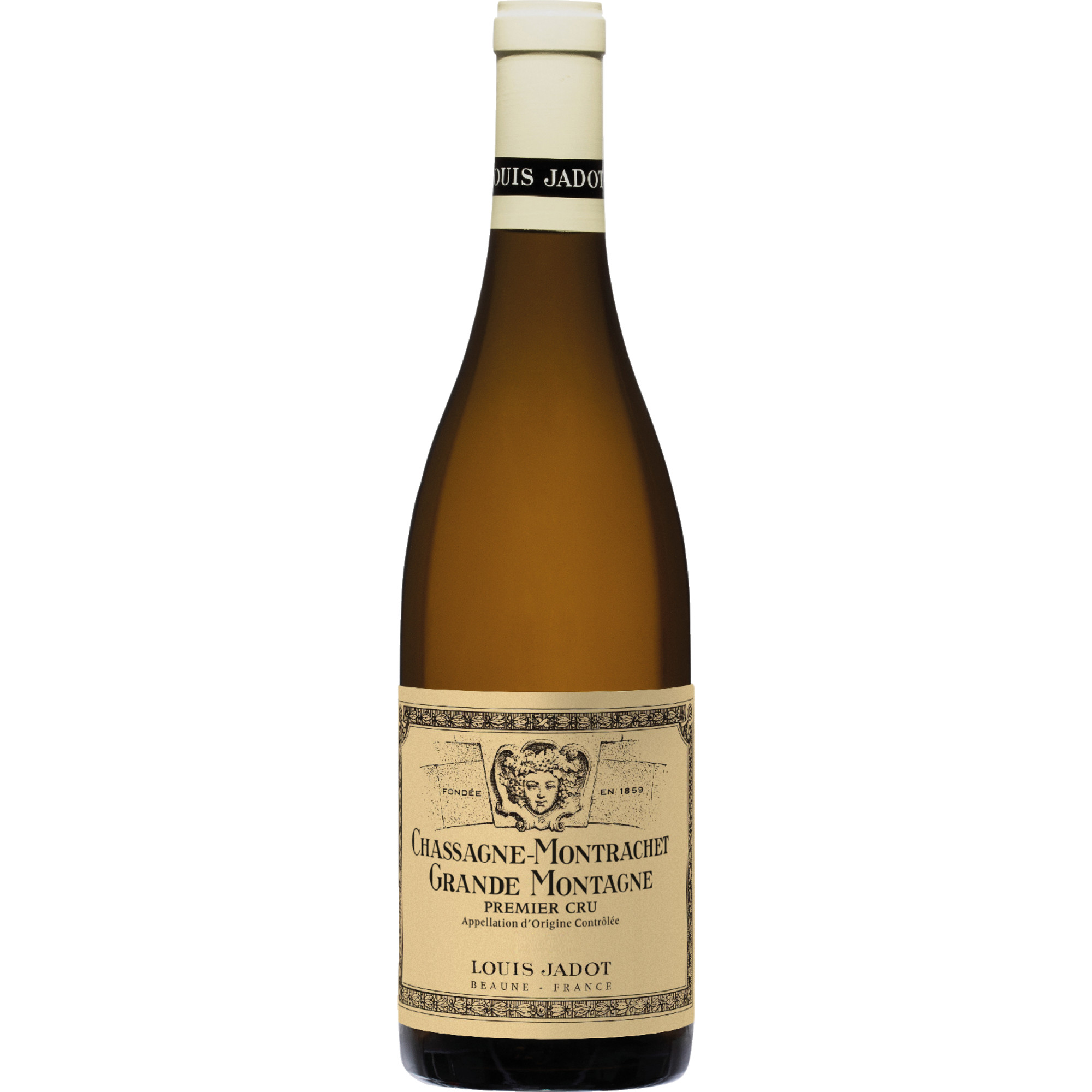 Louis Jadot Chassagne-Montrachet Grande Montagne, Chassagne-Montrachet 1er Cru AOP, Holzkiste, Burgund, 2023, Weißwein