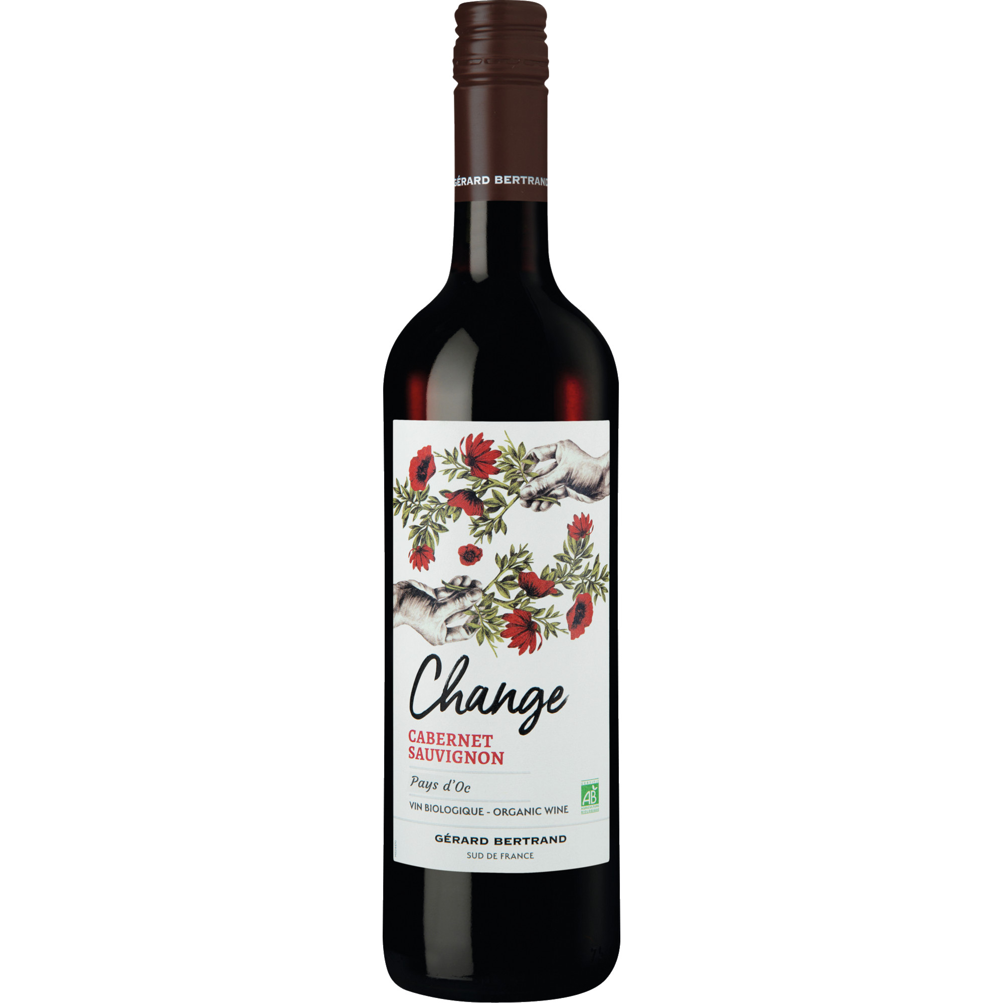 Gérard Bertrand Change Cabernet Sauvignon Bio, Languedoc AOP, Languedoc-Roussillon, 2023, Rotwein