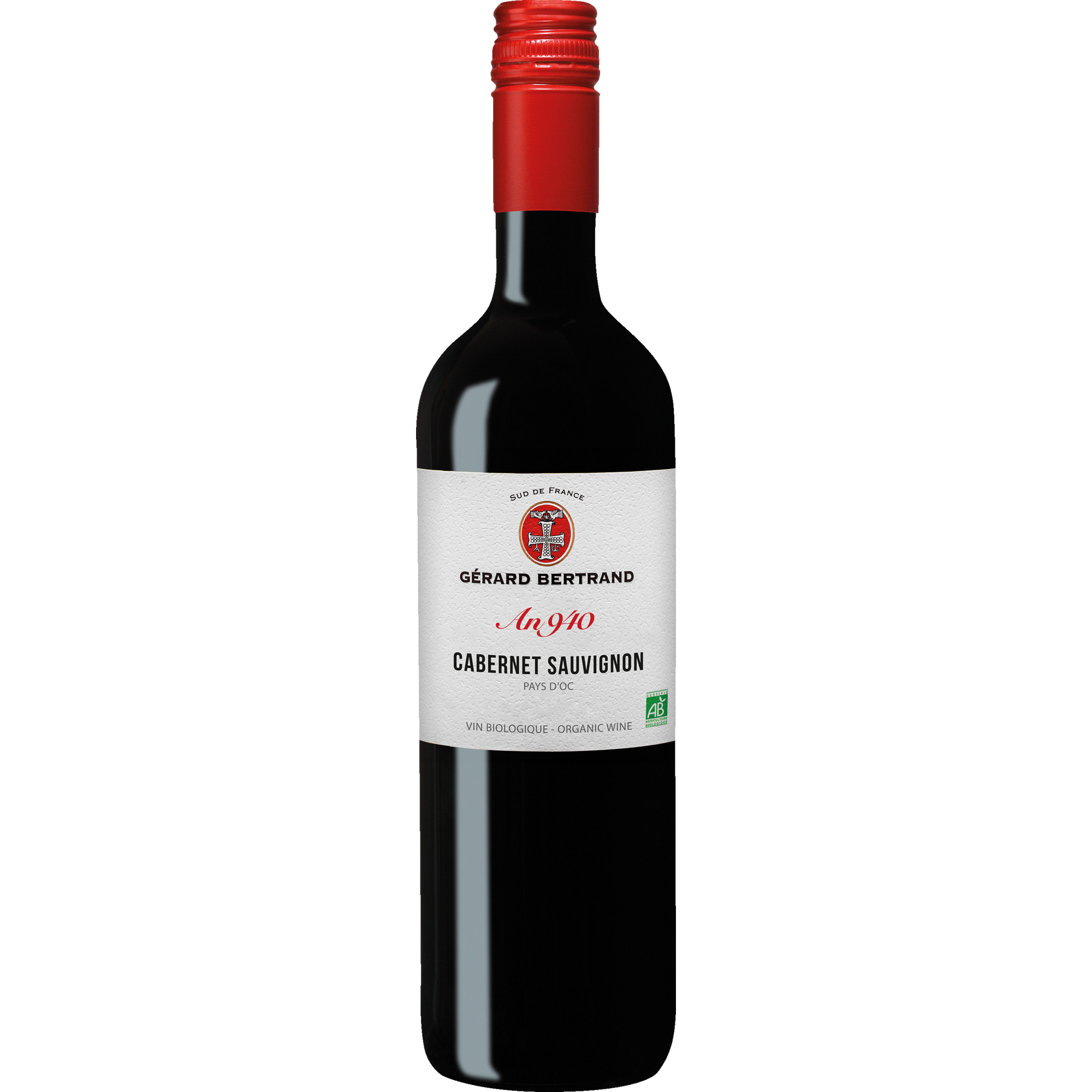 Héritage An 940 Cabernet Sauvignon Bio, Pays d'Oc IGP, Languedoc-Roussillon, 2024, Rotwein