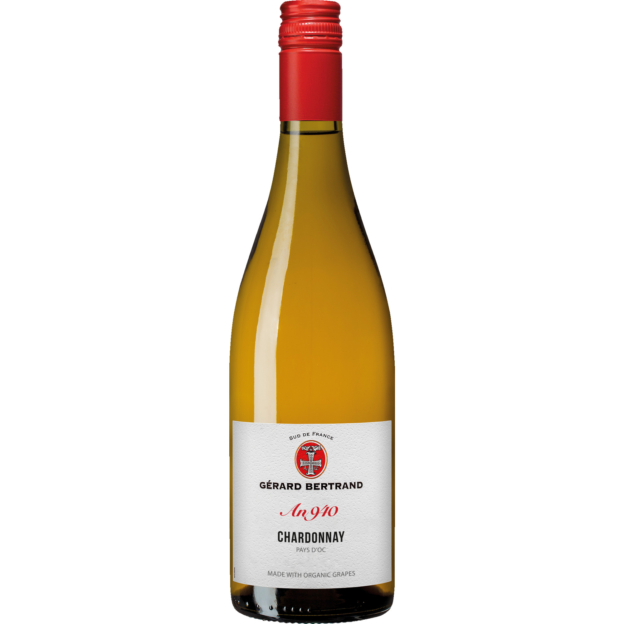 Héritage An 940 Chardonnay Bio, Pays d'Oc IGP, Languedoc-Roussillon, 2025, Weißwein