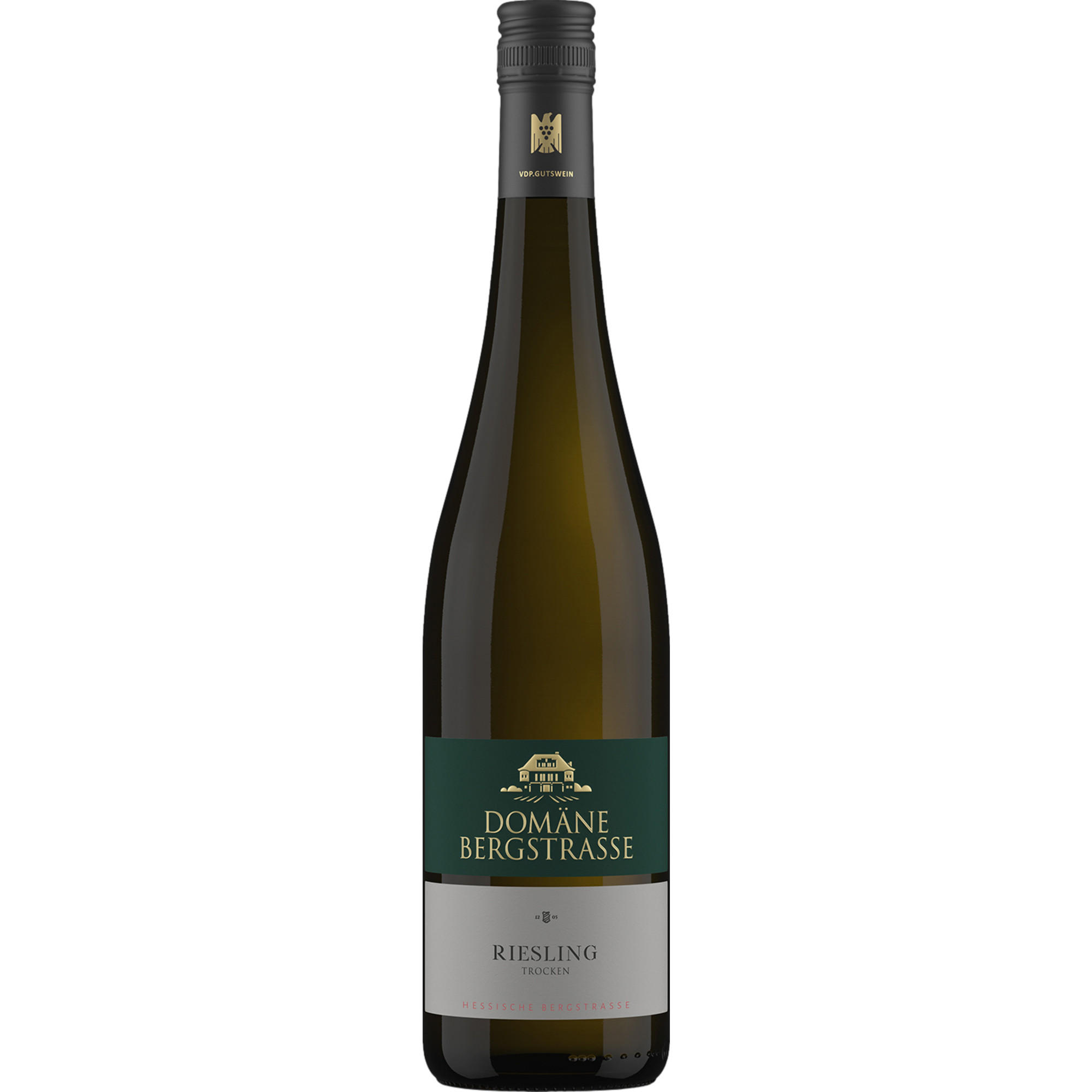 Domäne Bergstraße Riesling, Trocken, Hessische Bergstraße, Hessische Bergstraße, 2025, Weißwein