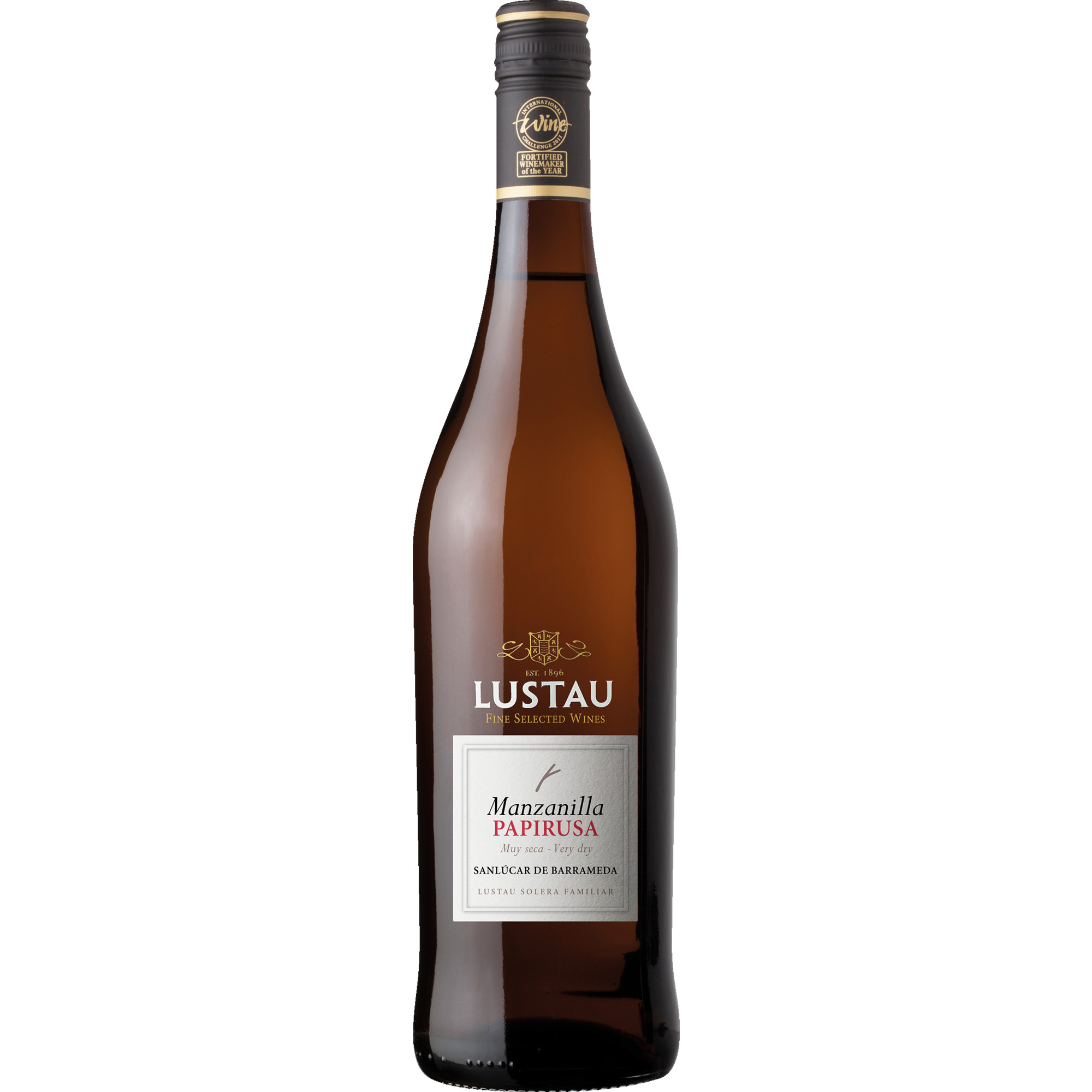 Lustau Papirusa Manzanilla Sherry, Jerez-Xérès-Sherry DO, Andalusien, Spirituosen