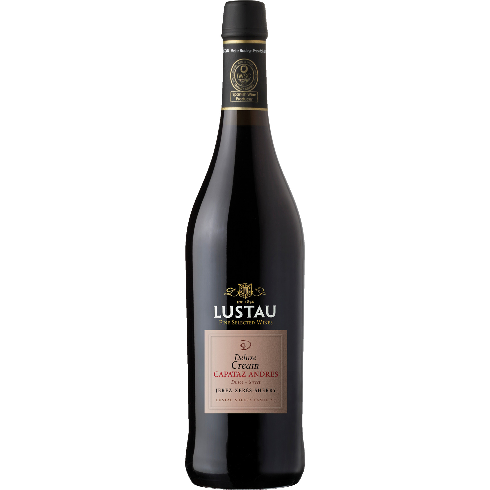 Lustau Capatz Anrdrès Deluex Cream Sherry, Jerez-Xérès-Sherry DO, Andalusien, Spirituosen
