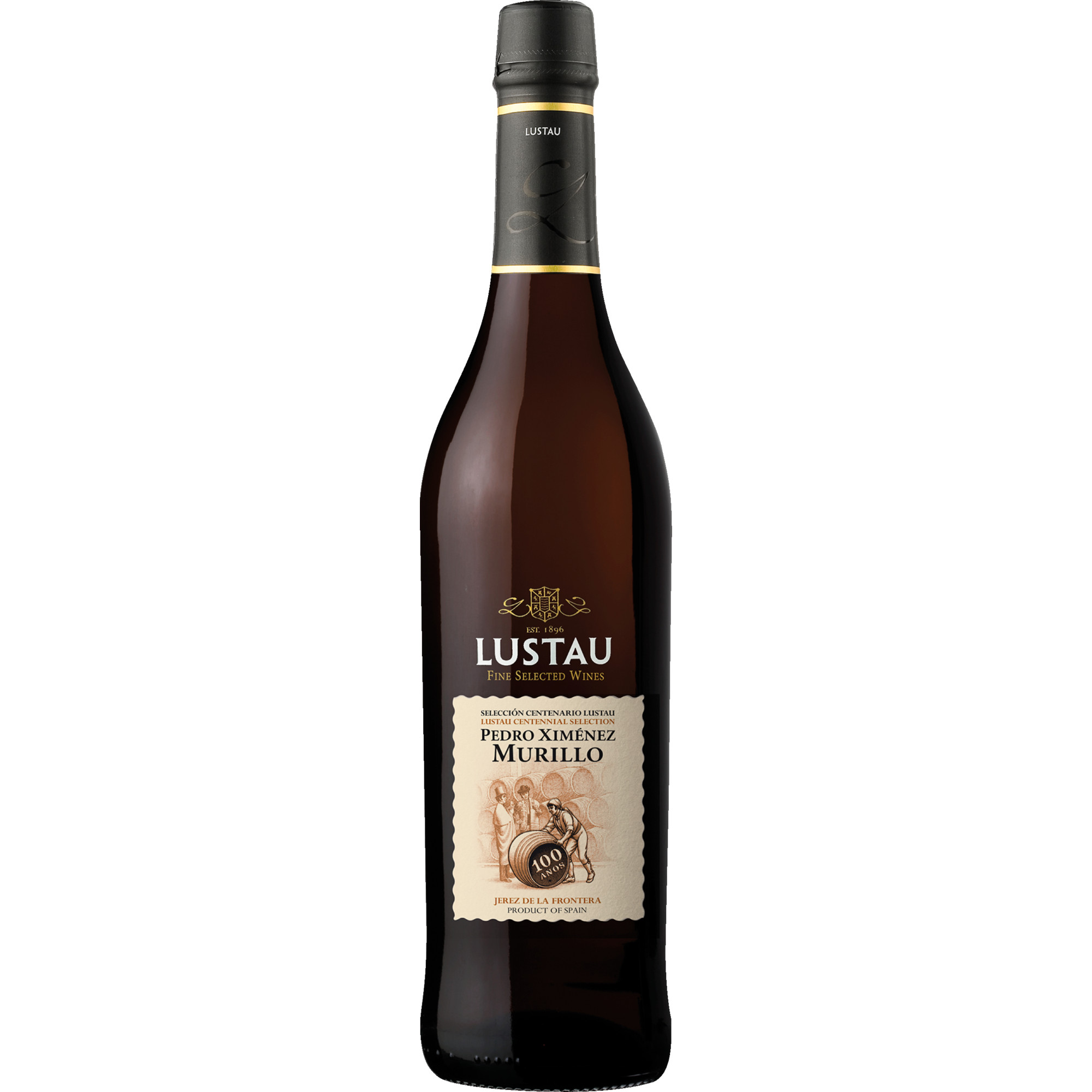 Lustau Murillo PX Sherry, Jerez-Xérès-Sherry DO, 0,5 L, 17 Vol. %, Andalusien, Spirituosen