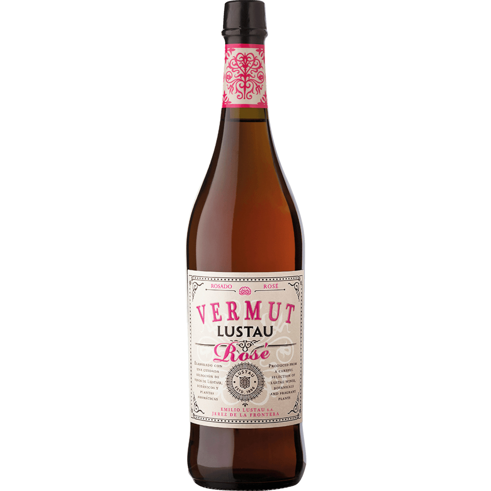 Lustau Vermut Rosado, Spanien, 0,75 L, 15 Vol. %, Andalusien, Spirituosen