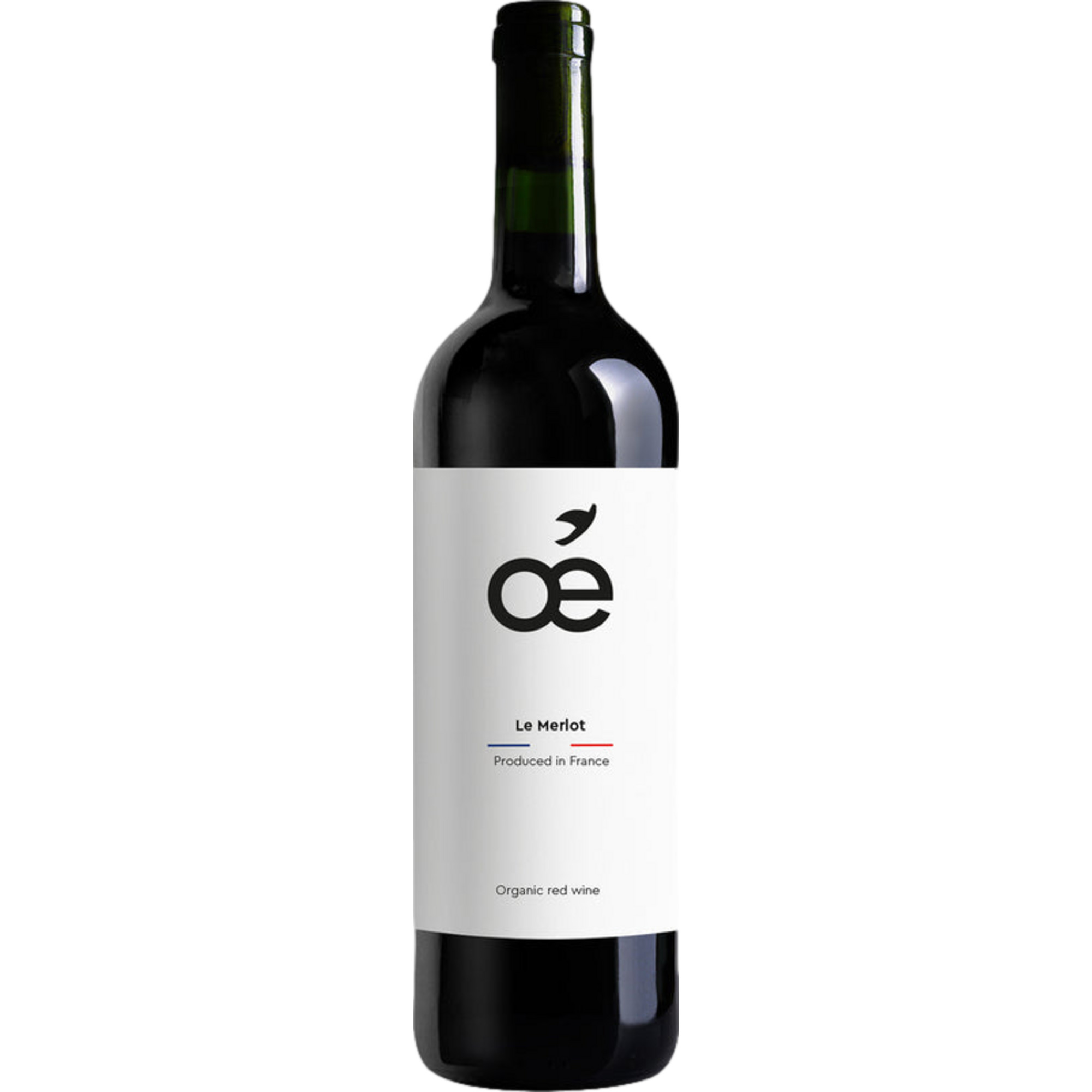 Oé Le Merlot Red Bio, Vin de France, Languedoc-Roussillon, Rotwein