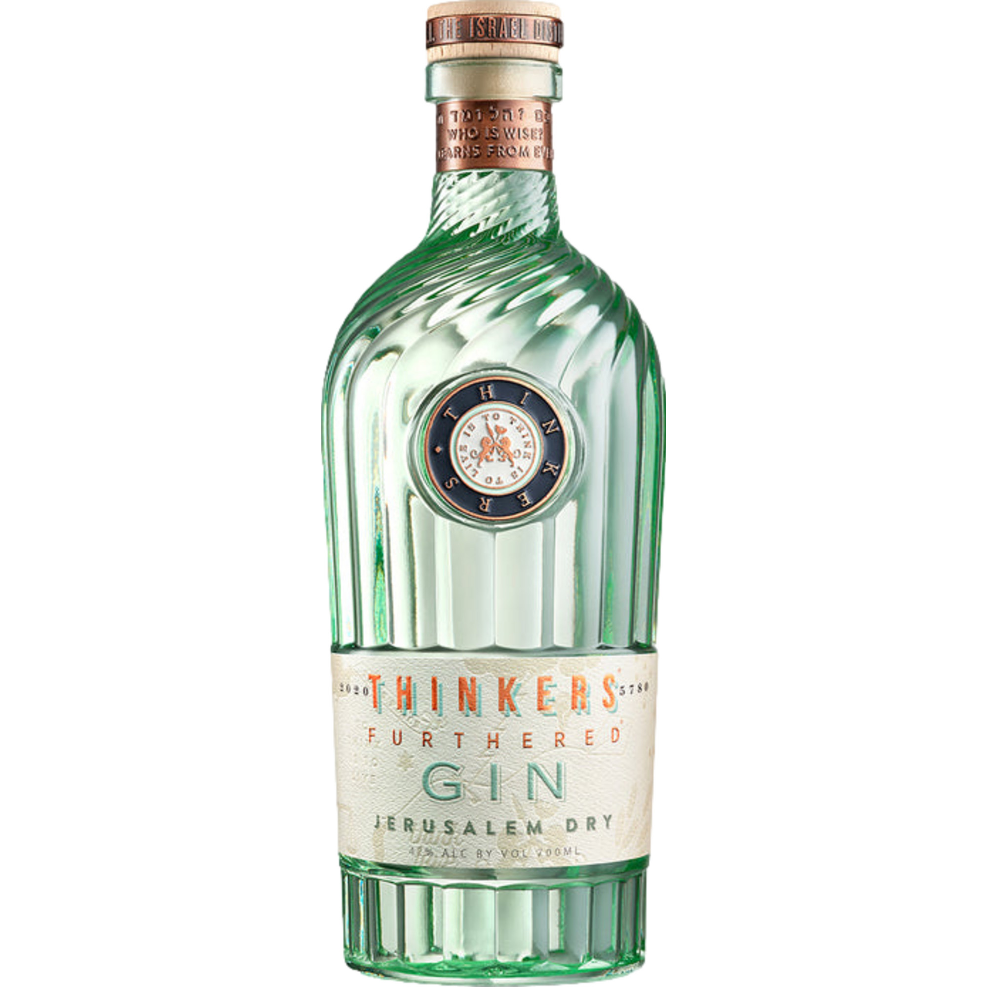 Thinkers Premium Jerusalem Gin, 0,7 L, 42 % Vol., Spirituosen