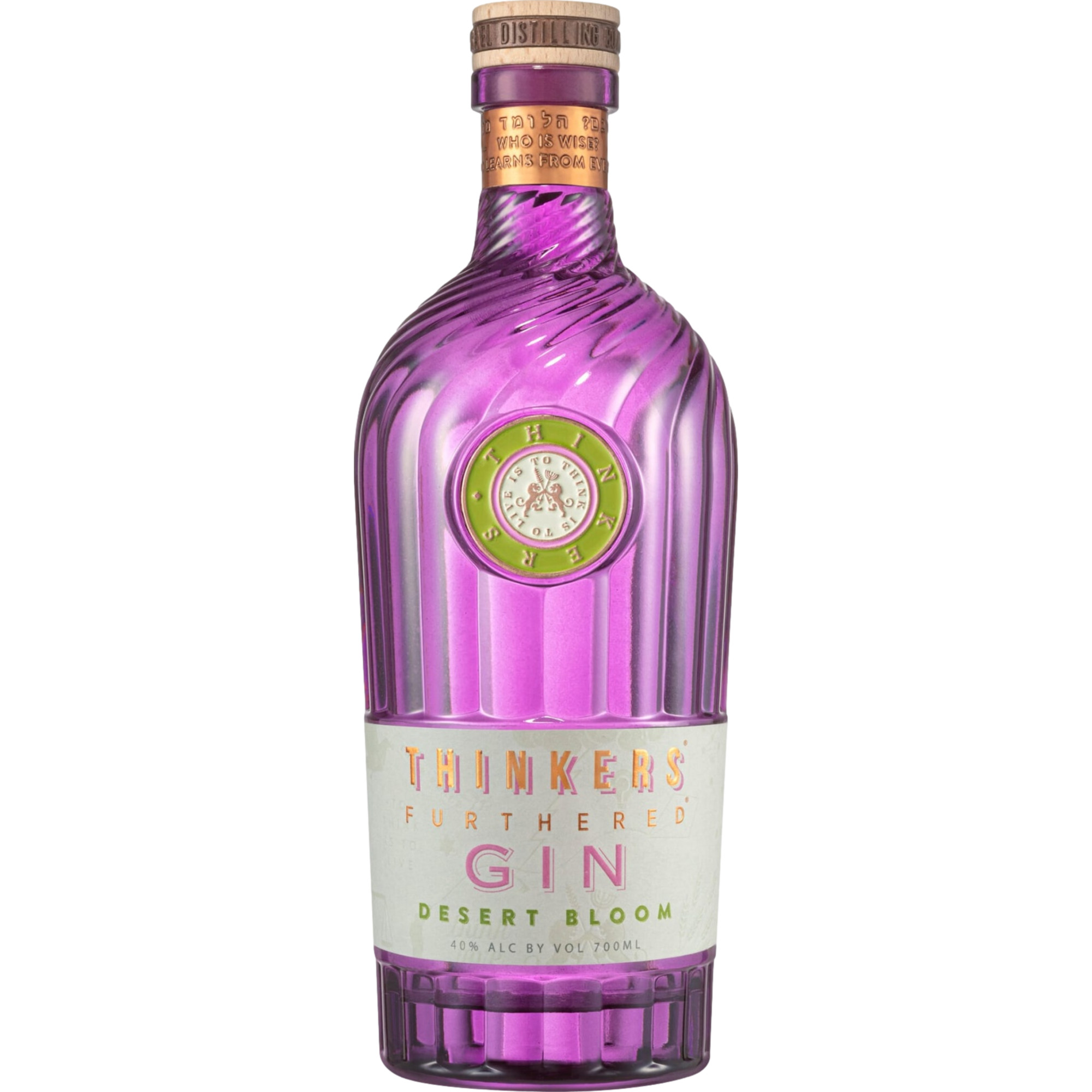 Thinkers Premium Jerusalem Gin Desert Bloom, 0,7 L, 40 % Vol., Spirituosen