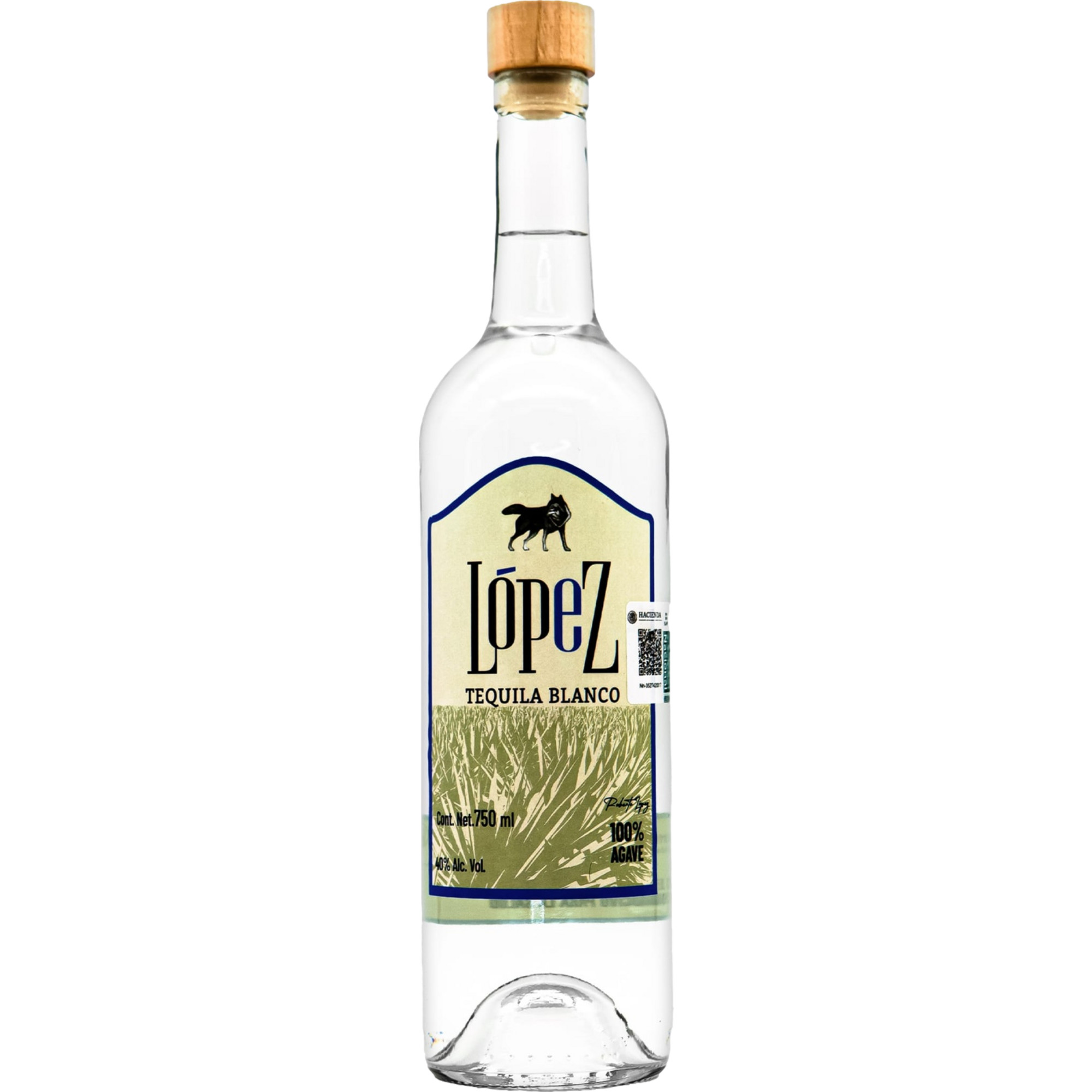 Lopez Tequila Blanco, 0,7 L, 40 % Vol., Spirituosen