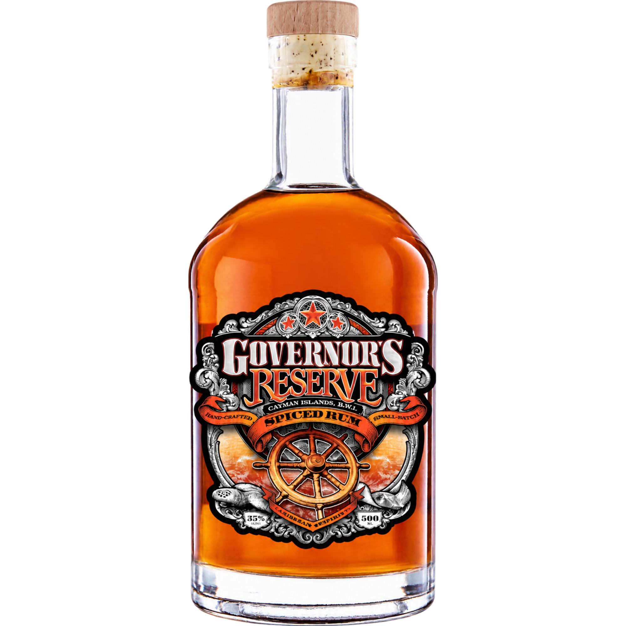 Governor's Reserve Spiced Spirituose, 0,5 L, 35 % Vol., Spirituosen