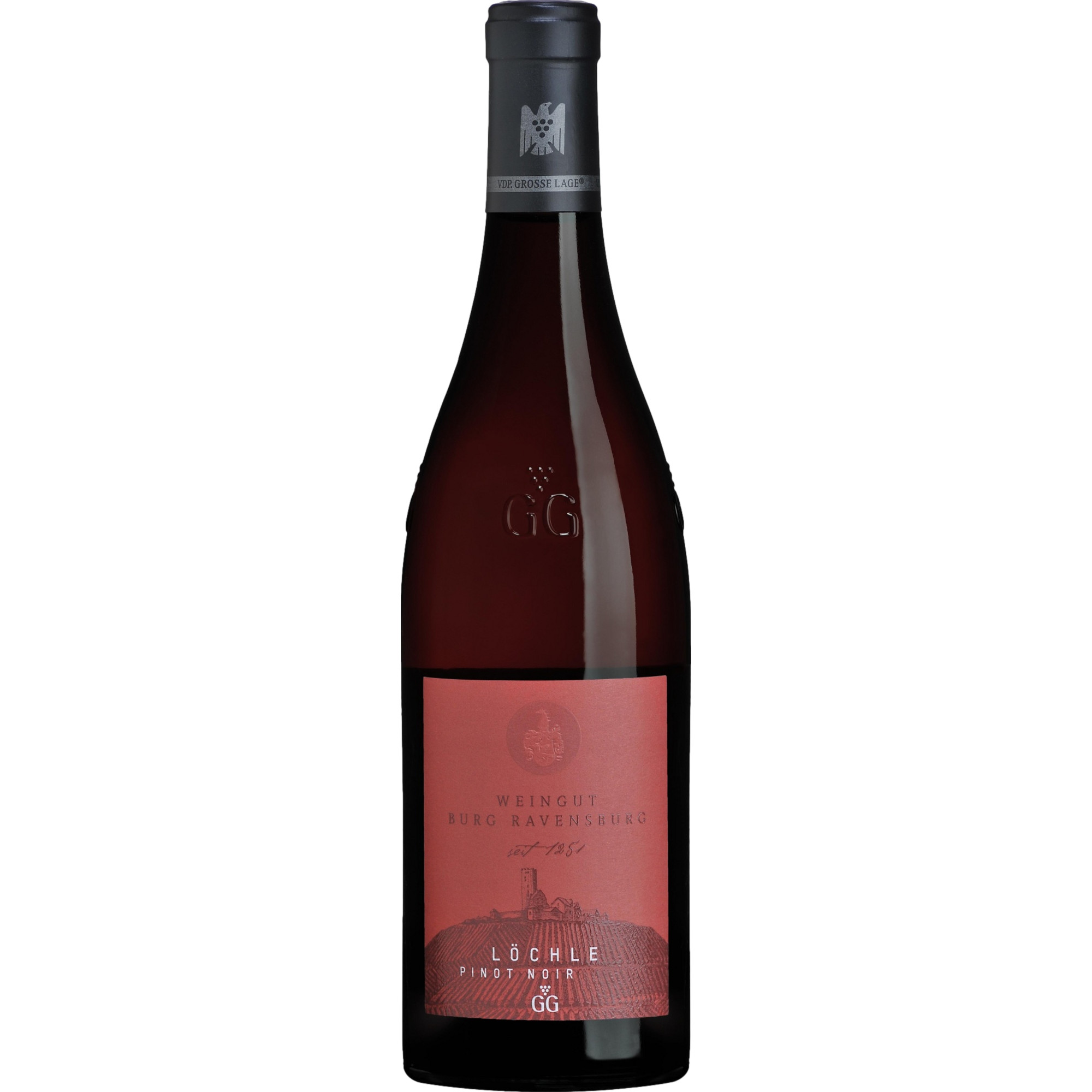 Burg Ravensburg Löchle Pinot Noir GG Bio, Trocken, Baden, Baden, 2019, Rotwein