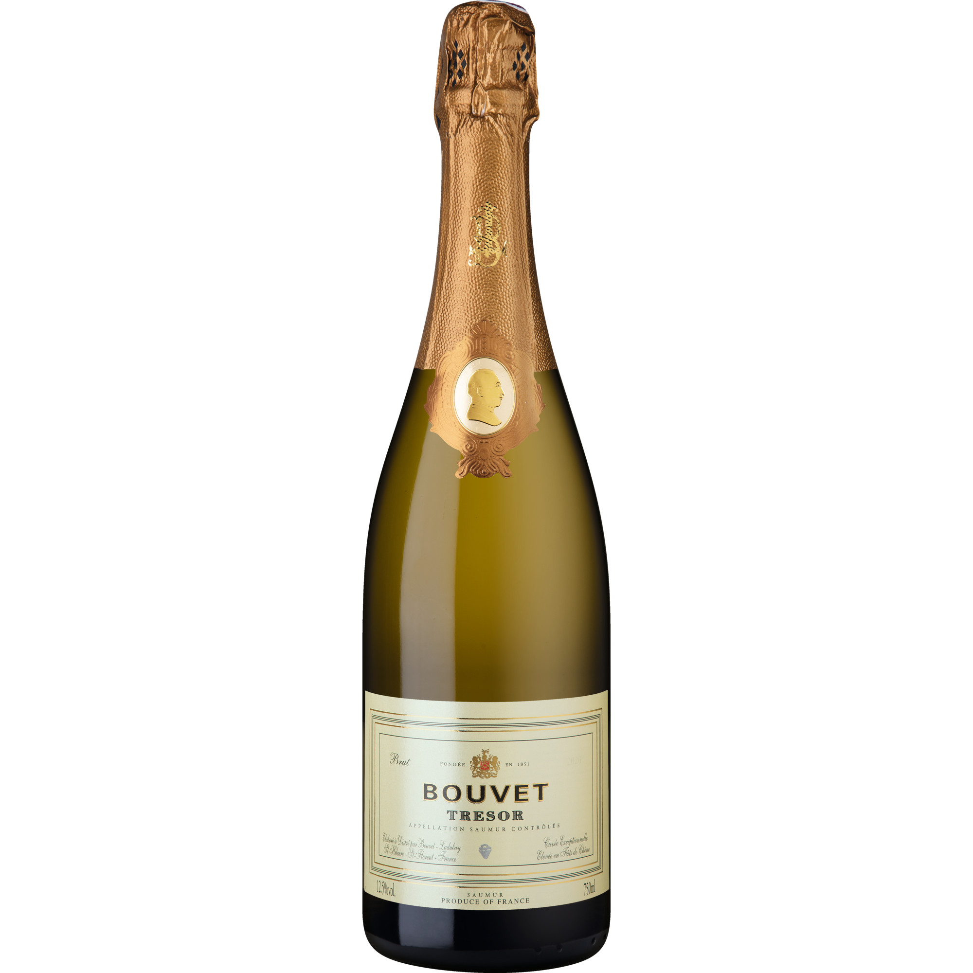 Bouvet Ladubay Trésor Blanc, Brut, Saumur AOP, Loire, 2023, Weißwein