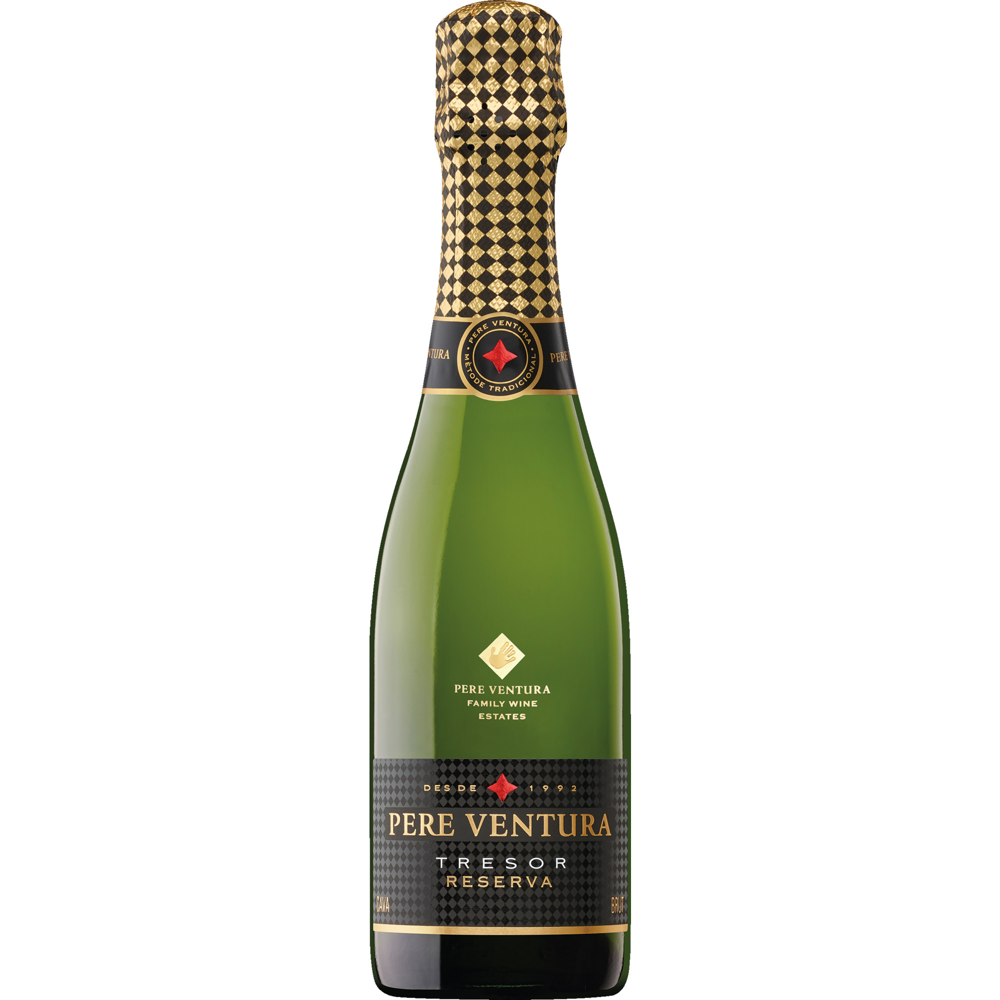 Pere Ventura Tresor Gran Reserva Cava, Brut, Cava DO, Cava, 2021, Schaumwein (0,375 l)