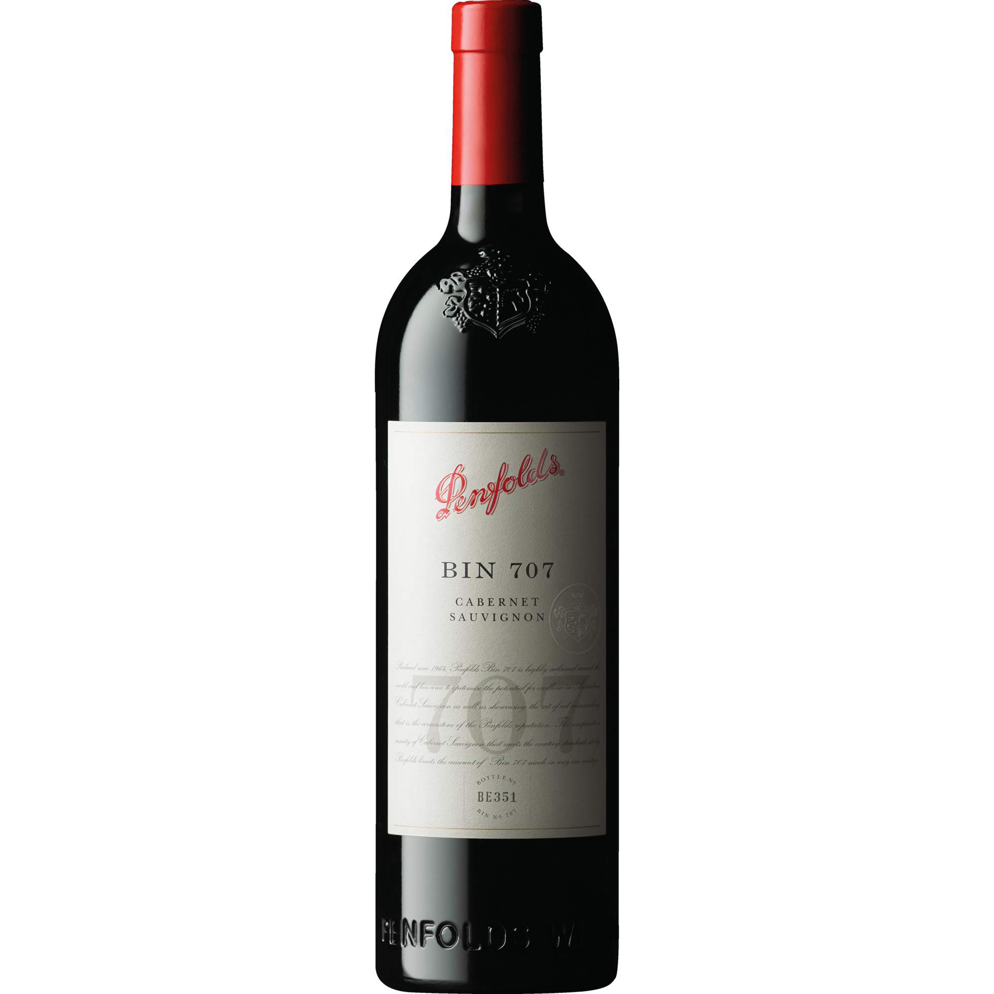 Penfolds Bin 707 Cabernet Sauvignon, South Australia, 6er Holzkiste, South Australia, 2021, Rotwein