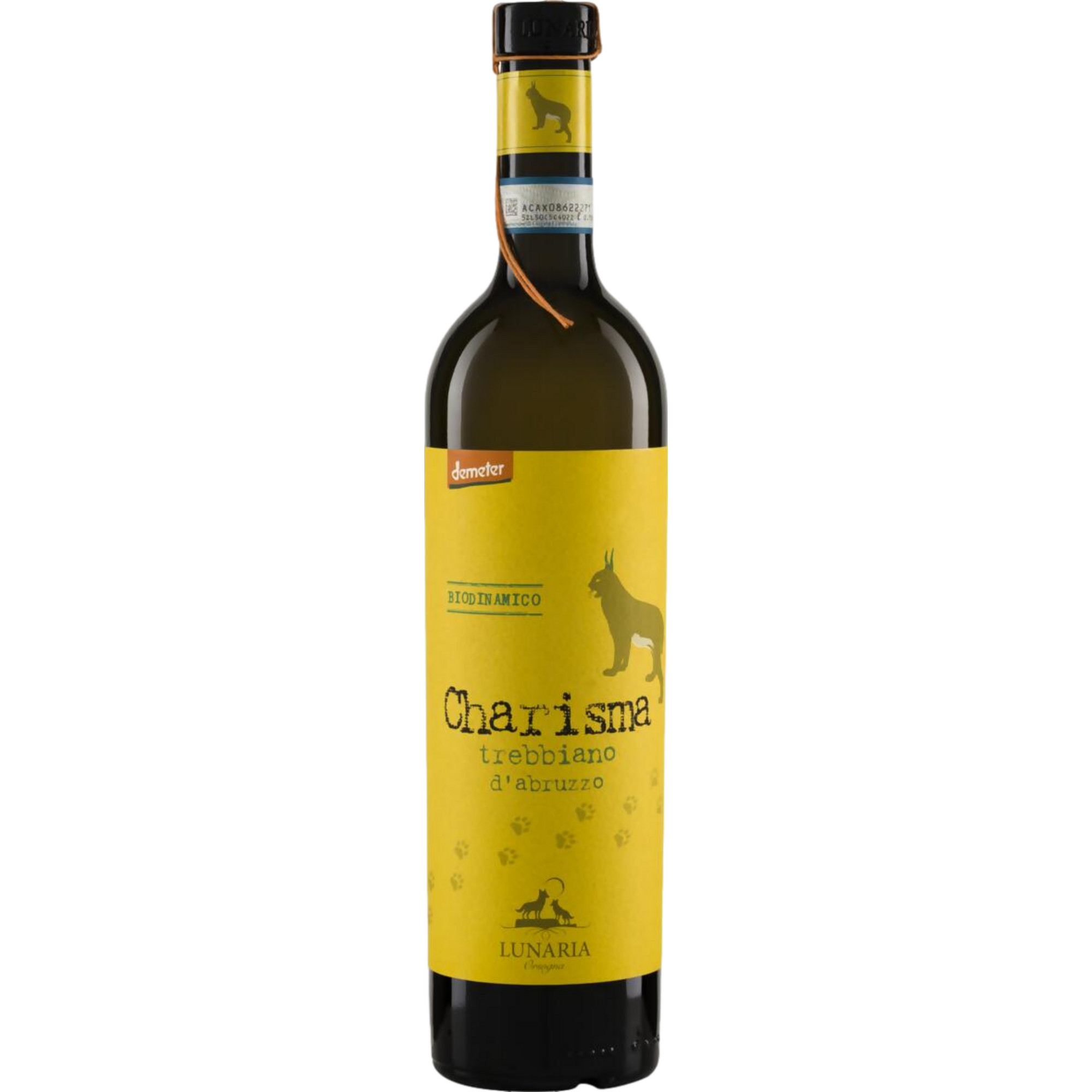 Lunaria Charisma Trebbiano d'Abruzzo Bio, Trebbiano d'Abruzzo DOC, Abruzzen, 2025, Weißwein