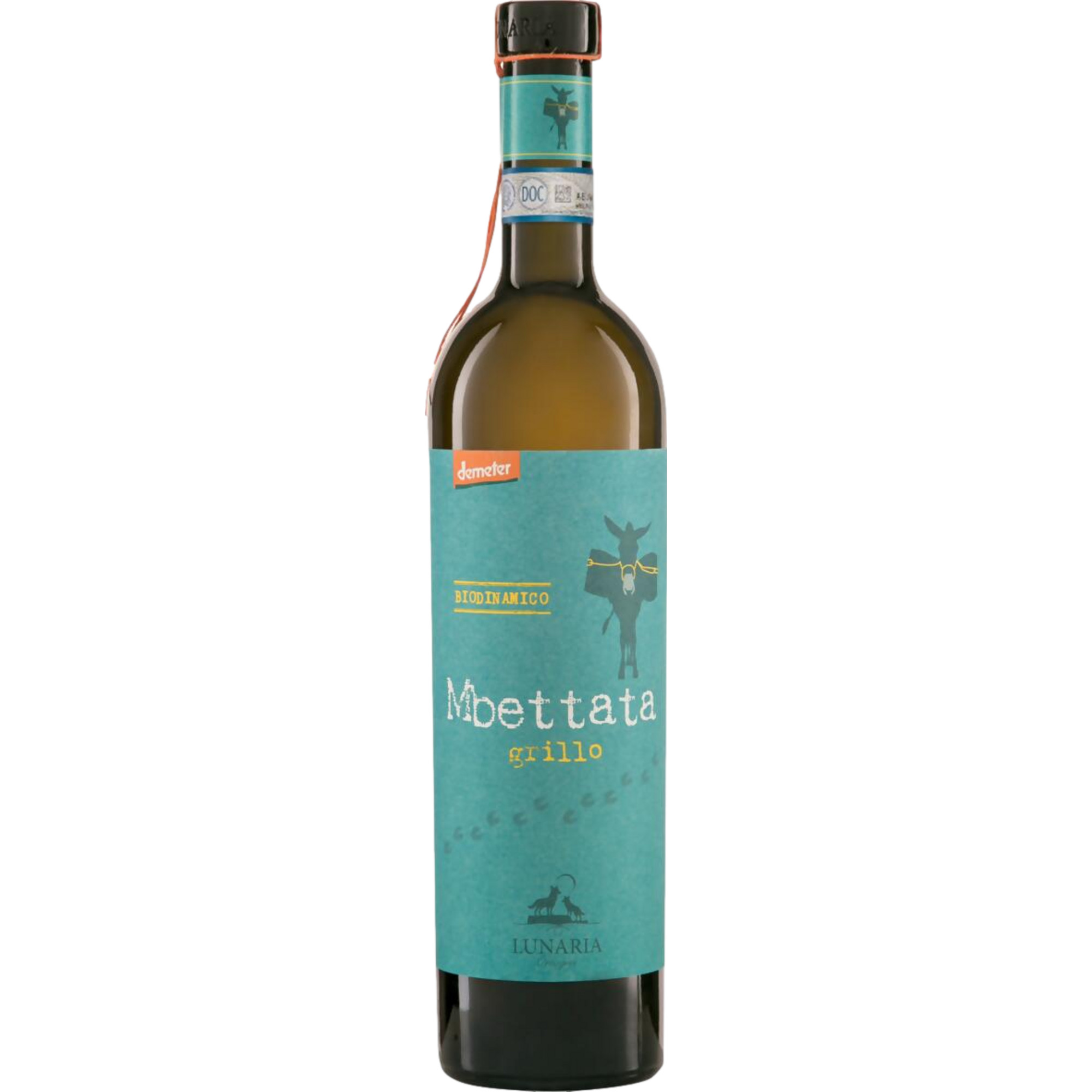 Lunaria Mbettata Grillo Bio, Sicilia DOC, Sizilien, 2025, Weißwein