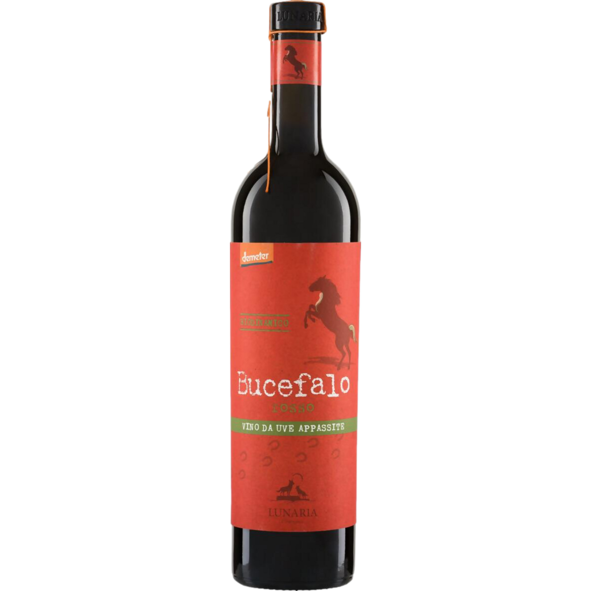 Lunaria Bucefalo Rosso Vino Da Uve Appassite Bio, Vino da Tavola, Abruzzen, 2025, Rotwein