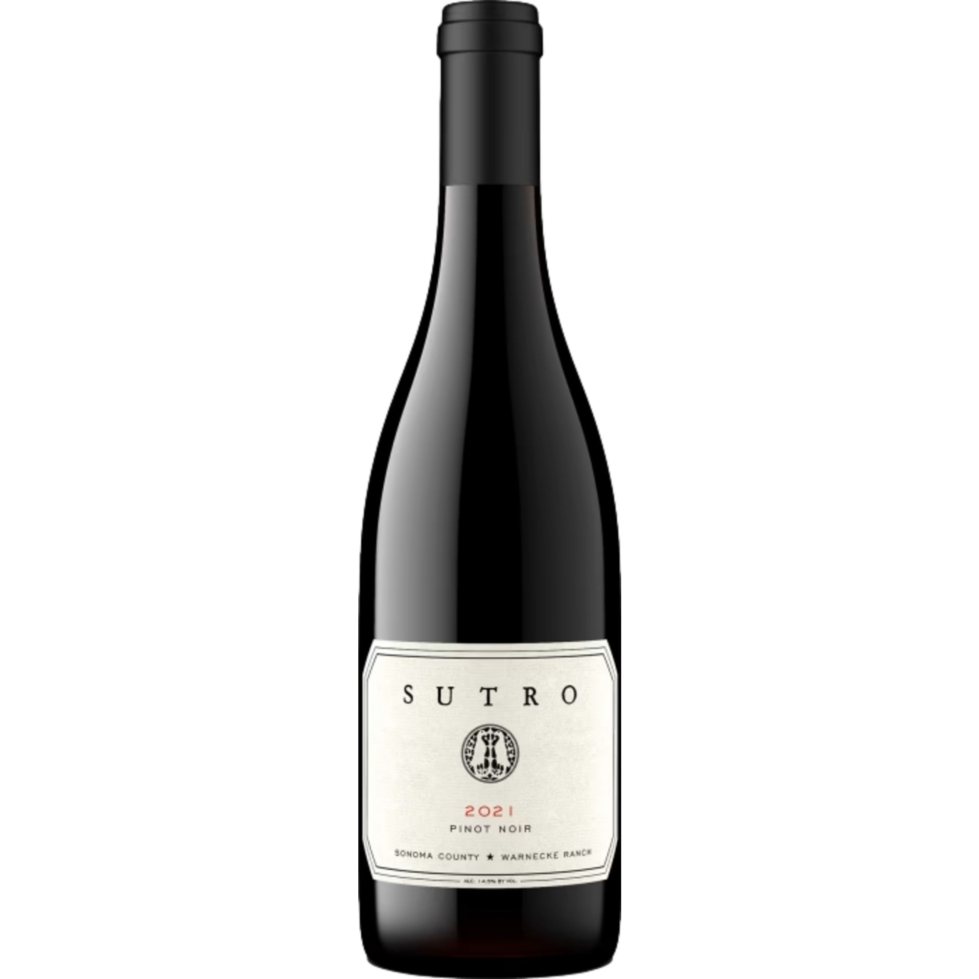 Sutro Warnecke Ranch Pinot Noir, Alexander Valley, Kalifornien, 2021, Rotwein