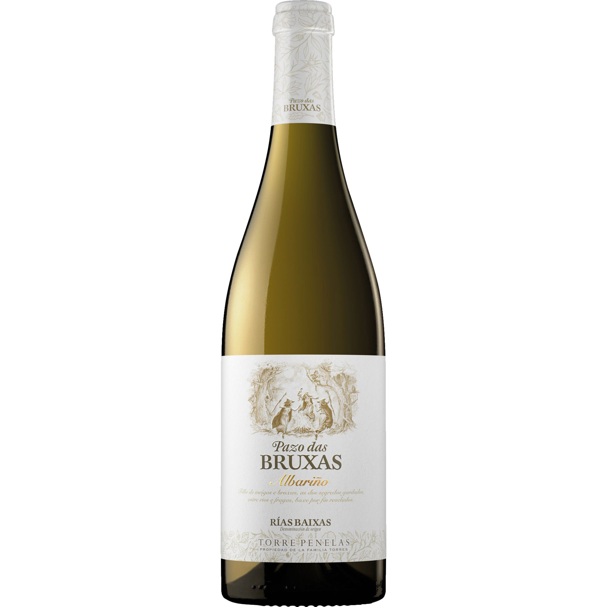 Pazo das Bruxas Albariño, Rias Baixas DO, Galicien, 2025, Weißwein