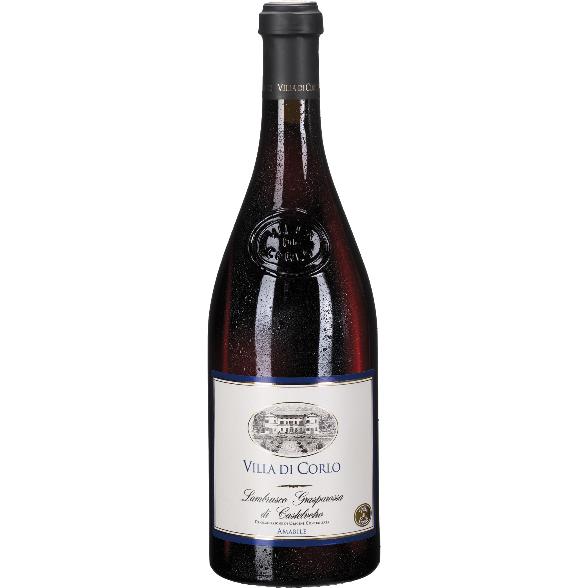 Villa di Corlo Lambrusco Amabile, Grasparossa di Castelvetro DOC, Emilia Romagna, 2025, Schaumwein