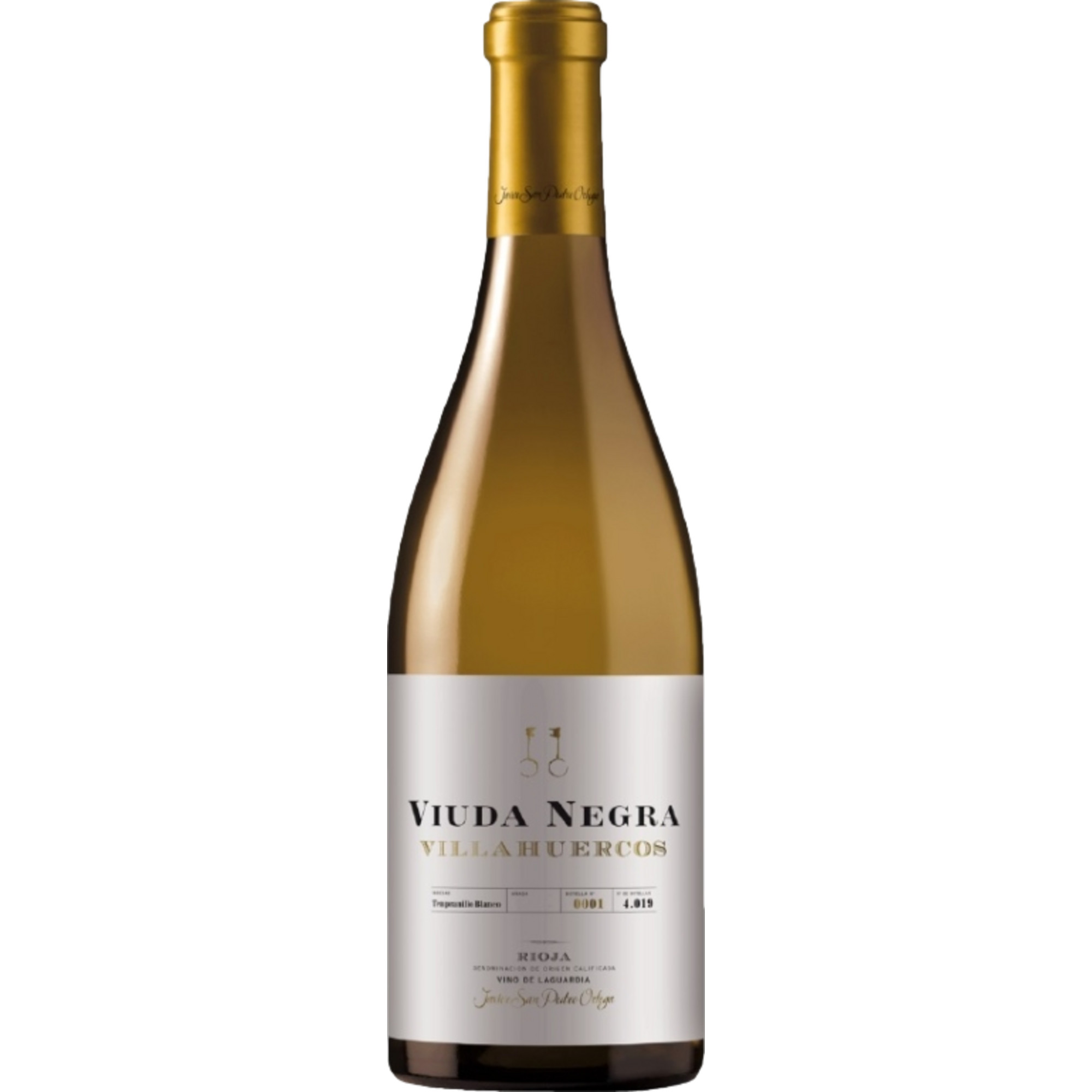 Javier San Pedro Viuda Negra Villa Huercos Blanco Rioja DOCa 2021