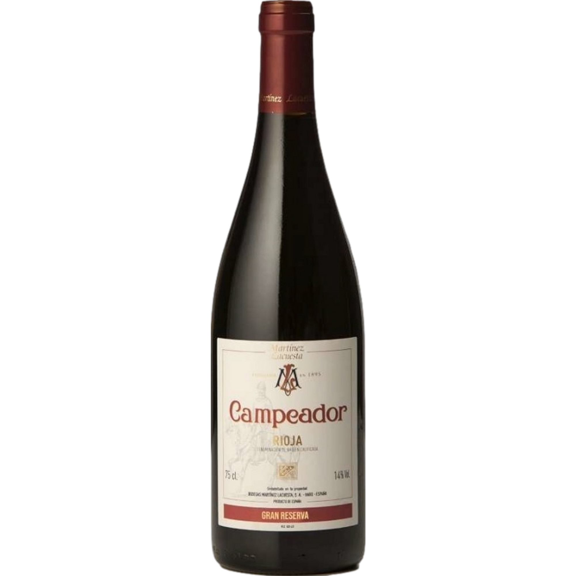 Bodegas Martinez Lacuesta Campeador Gran Reserva, Rioja DOCa, Rioja, 2012, Rotwein