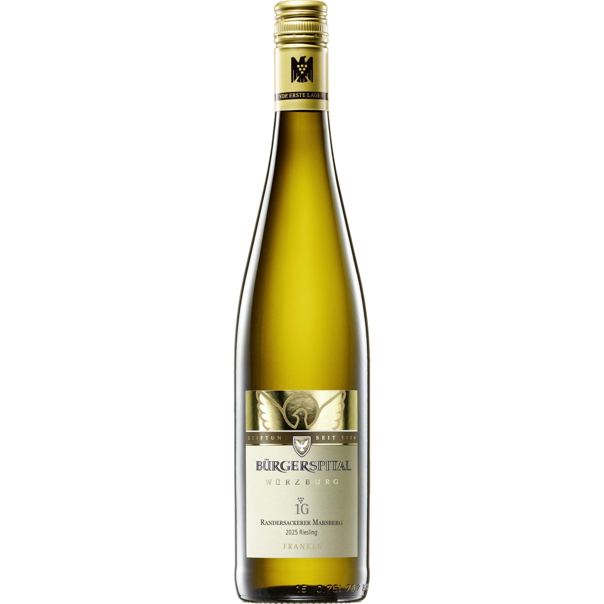 Randersackerer Marsberg Riesling Erste Lage, Trocken, Franken, Franken, 2025, Weißwein