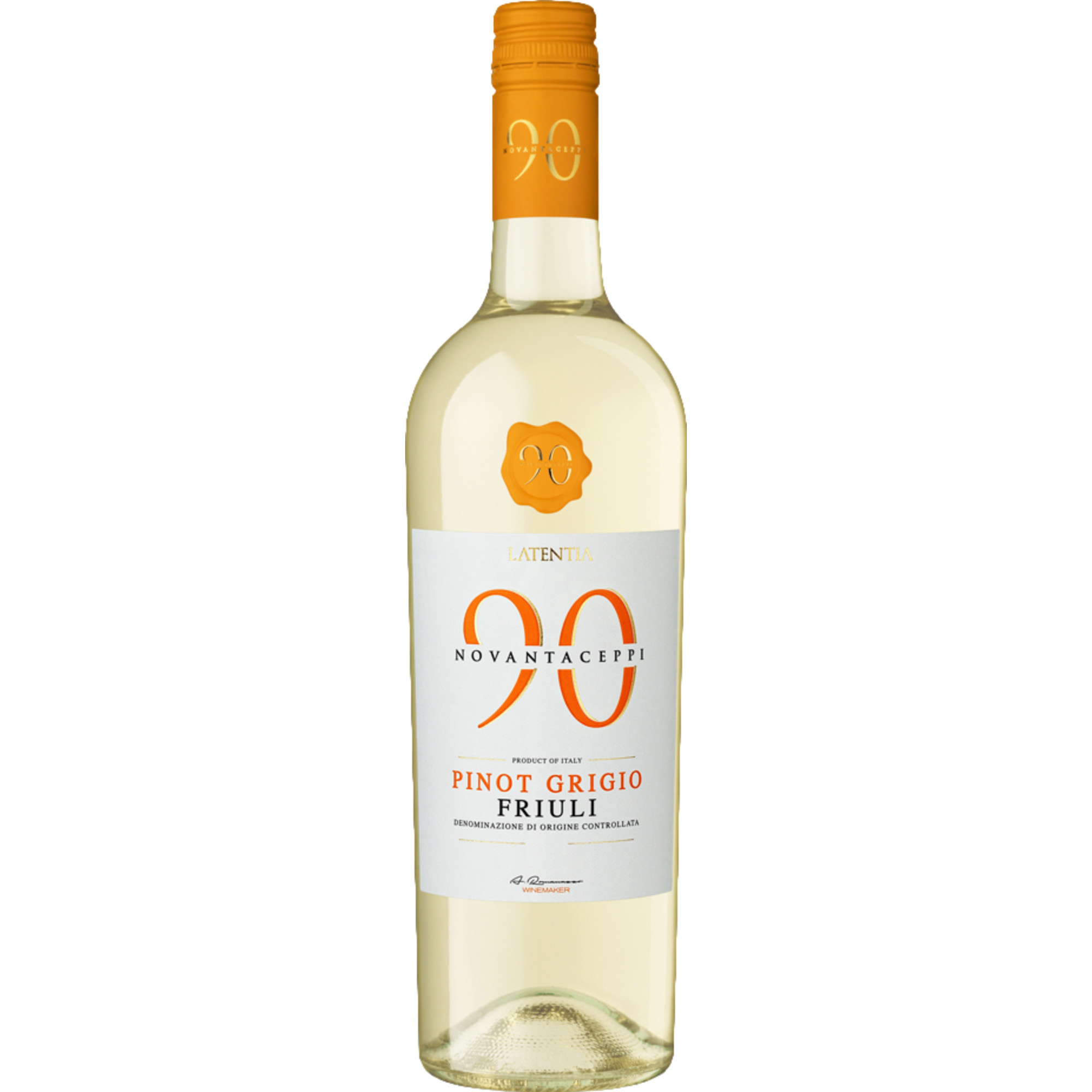 Novantaceppi Pinot Grigio Friuli, Friuli DOC, Friaul, 2025, Weißwein