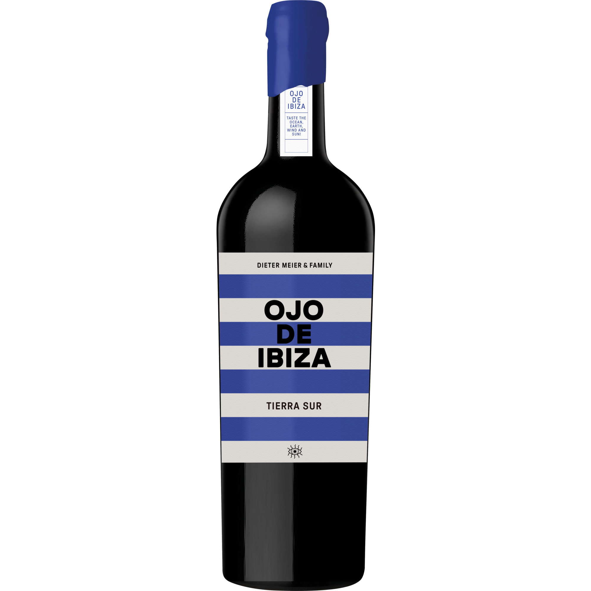 Ojo de Ibiza Tierra Sur, Ibiza, Balearische Inseln, 2022, Rotwein