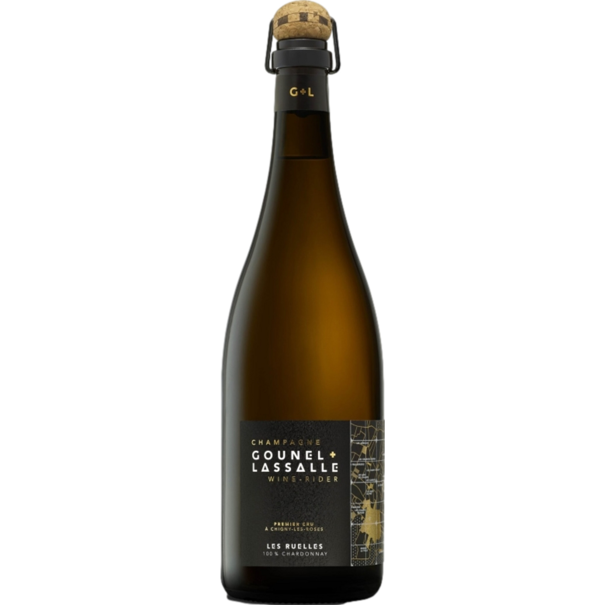 Champagne Gounel + Lassalle Les Ruelles, Brut Nature, Champagne 1er Cru AC, Champagne, Schaumwein