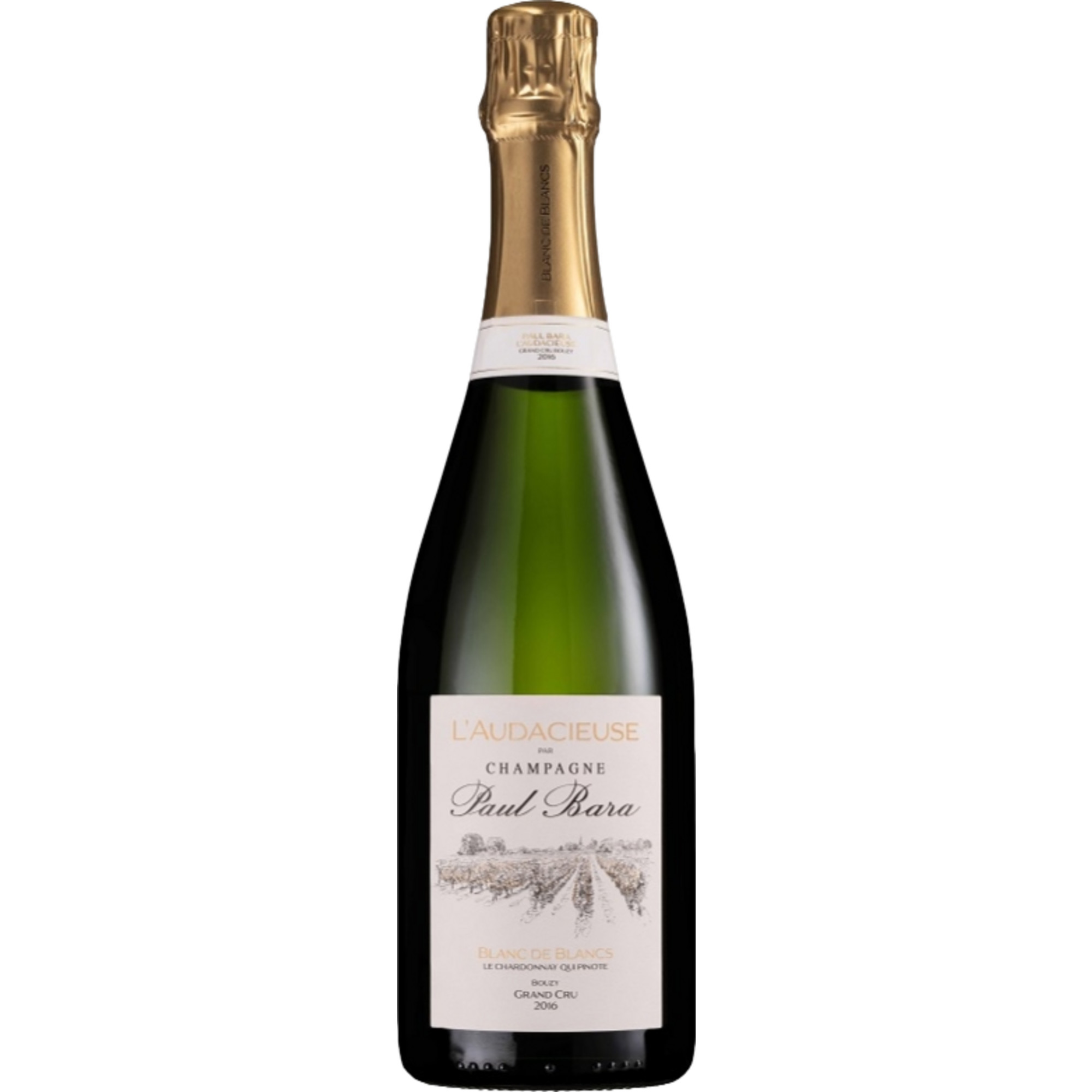 Champagne Paul Bara L’Audacieuse Blanc de Blanc, Extra Brut, Champagne Grand Cru AC, Champagne, 2016, Schaumwein