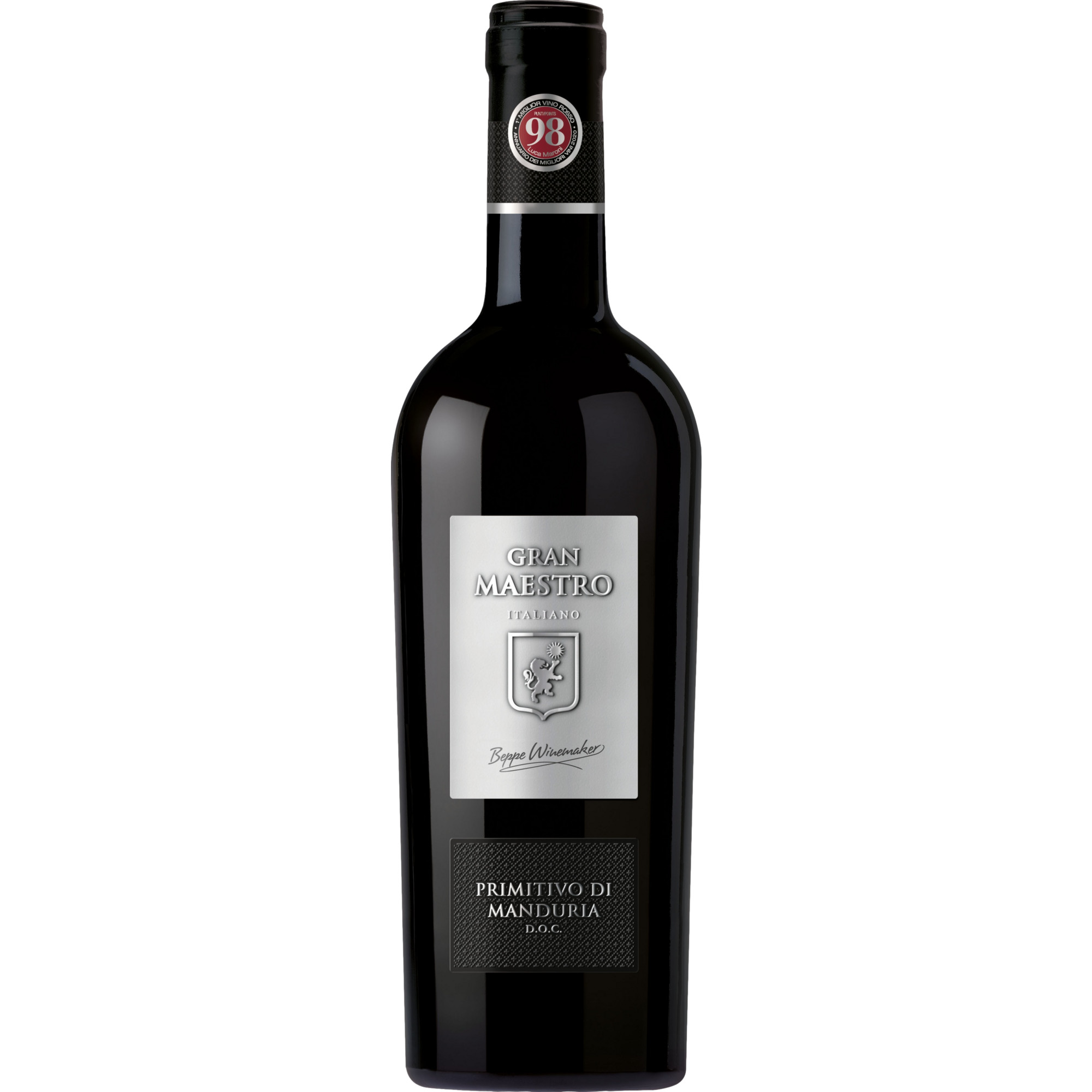 Cielo e Terra Gran Maestro Primitivo di Manduria, Primitivo di Manduria DOC, Apulien, 2021, Rotwein