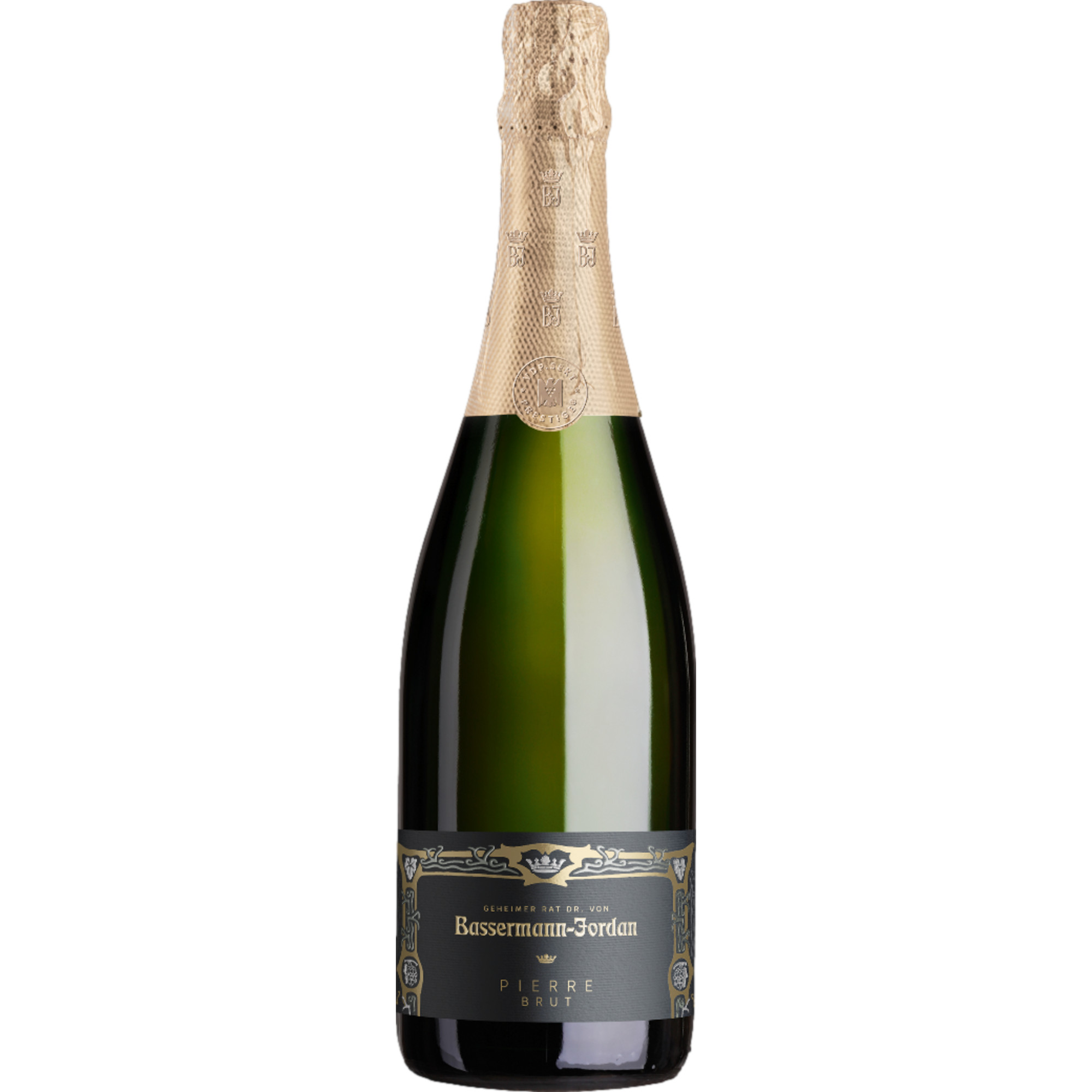 Bassermann-Jordan Pierre Sekt Bio, Brut Nature, Pfalz, Pfalz, 2018, Schaumwein