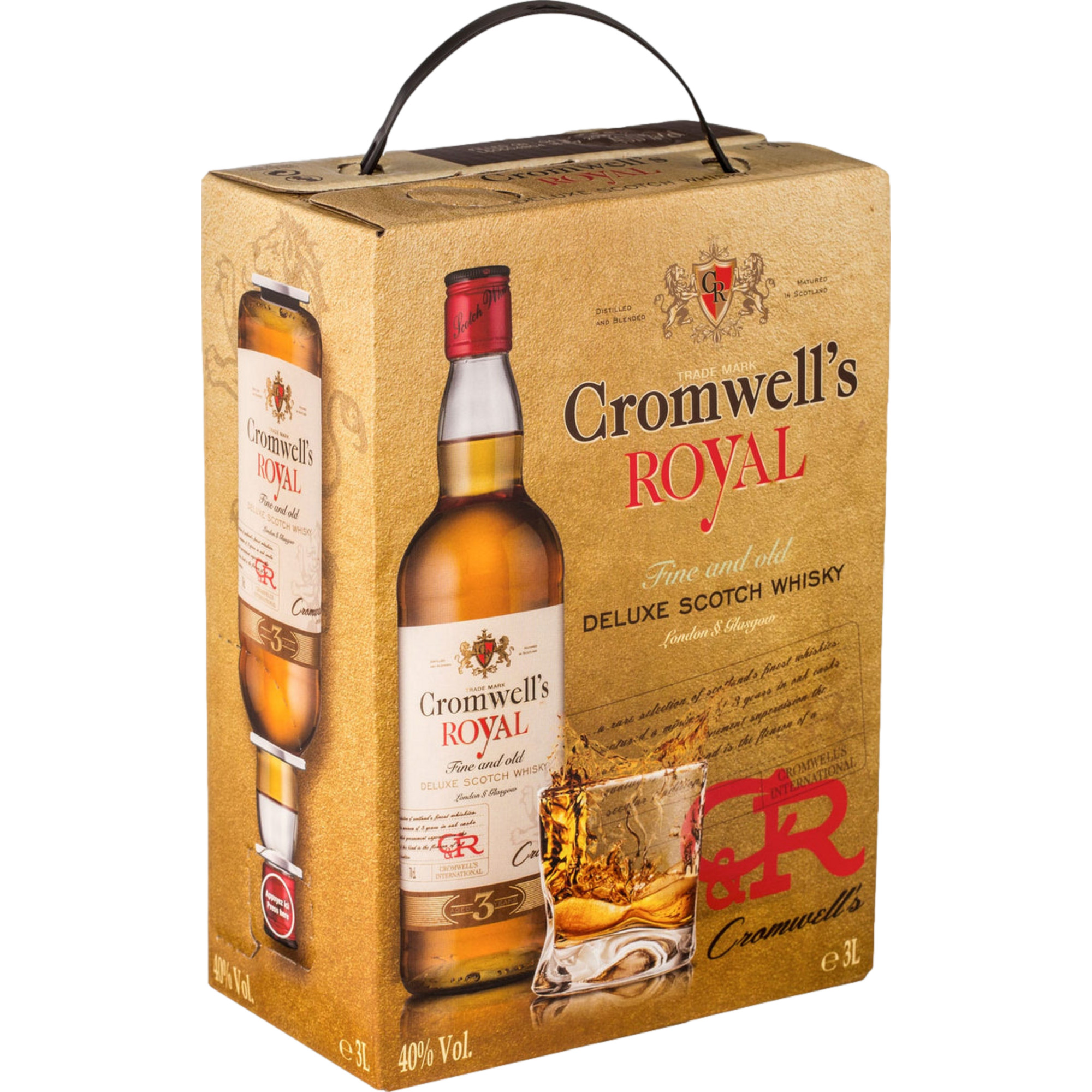 Cromwell's Royal Fine Scotch Whisky, Schottland, Bag in Box, 3 L, Spirituosen